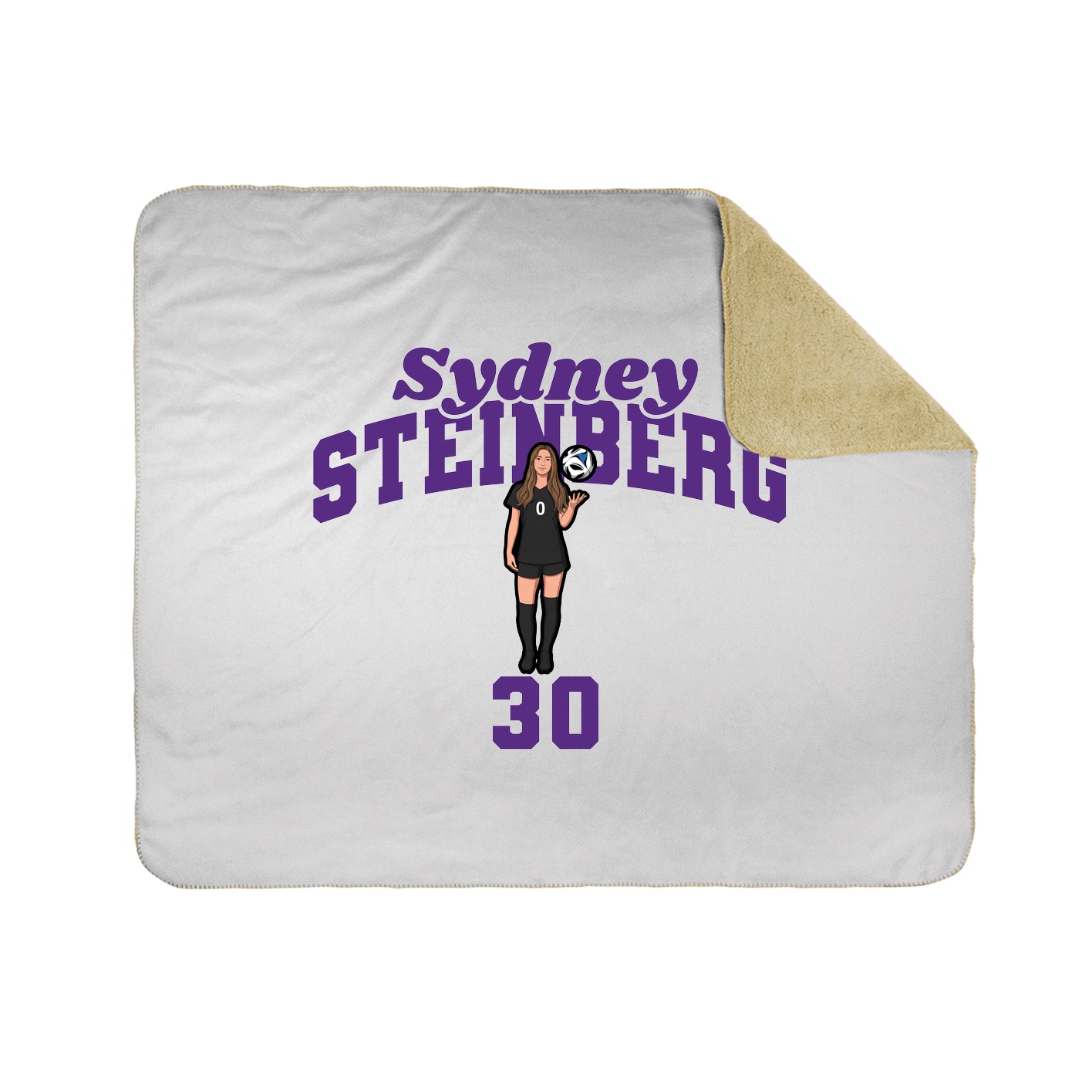 Throw Blanket — Signature Arch in White