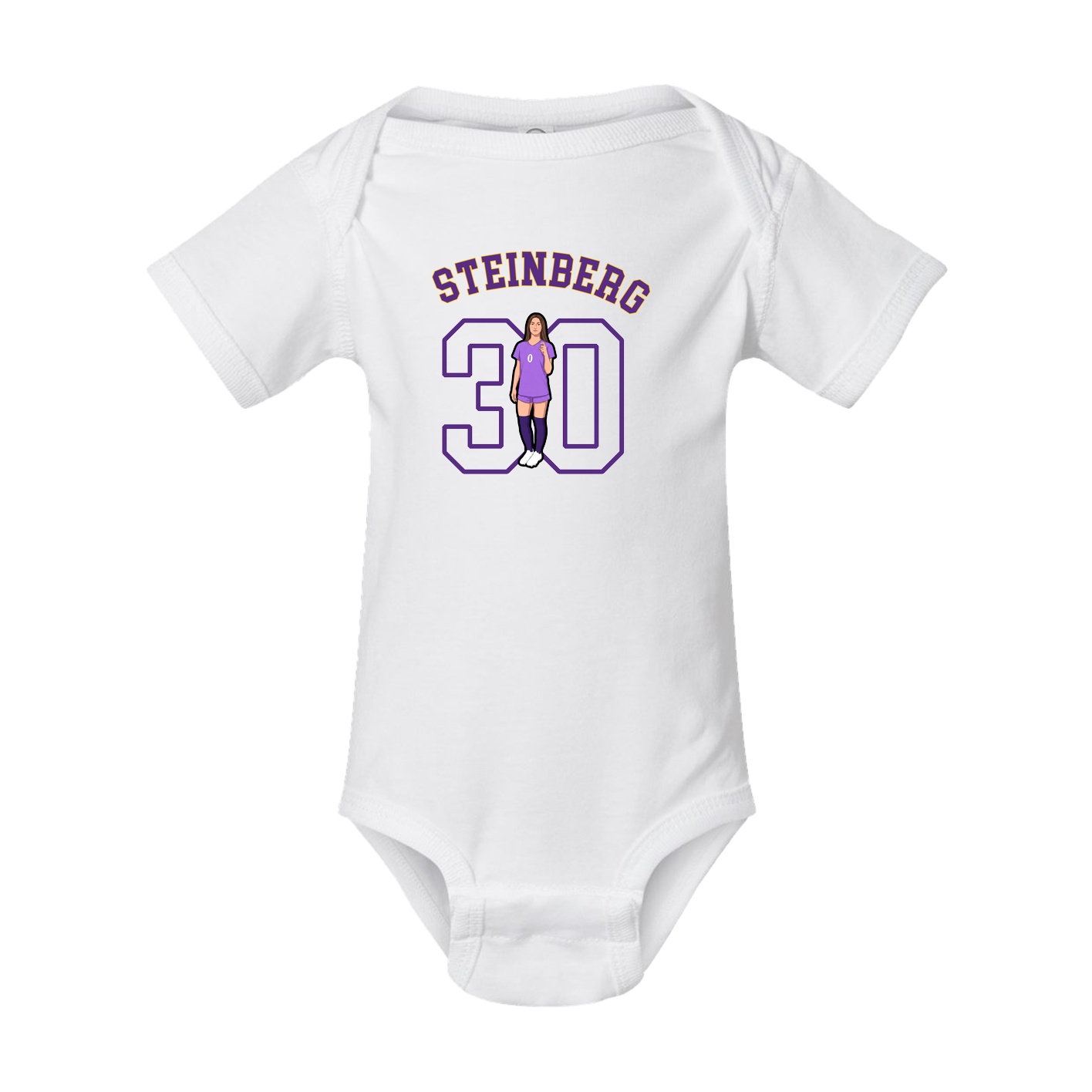 Baby Onesie — Shirsey Arch in White