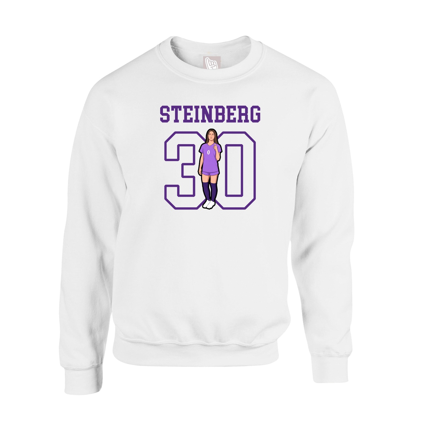 Fleece Crew — Shirsey in White