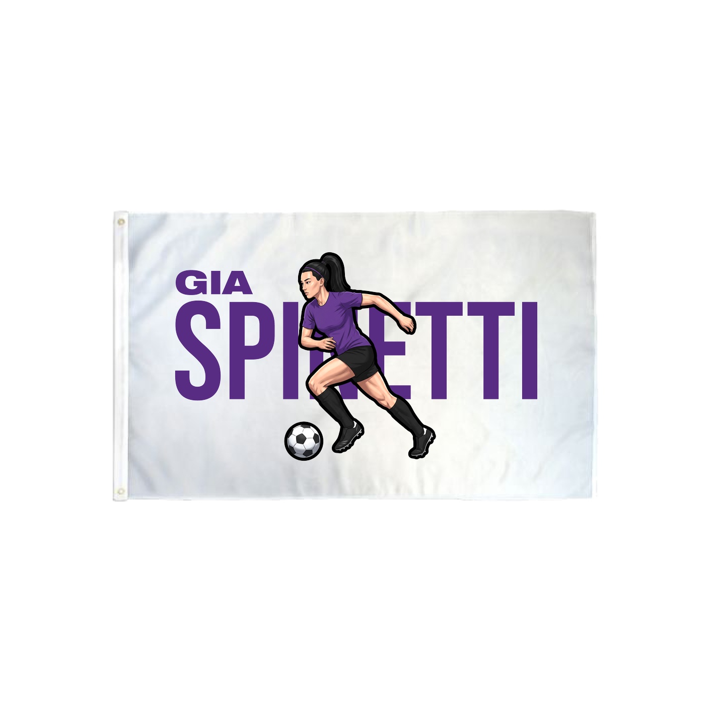 3x5 Flag — Player Name in Classic