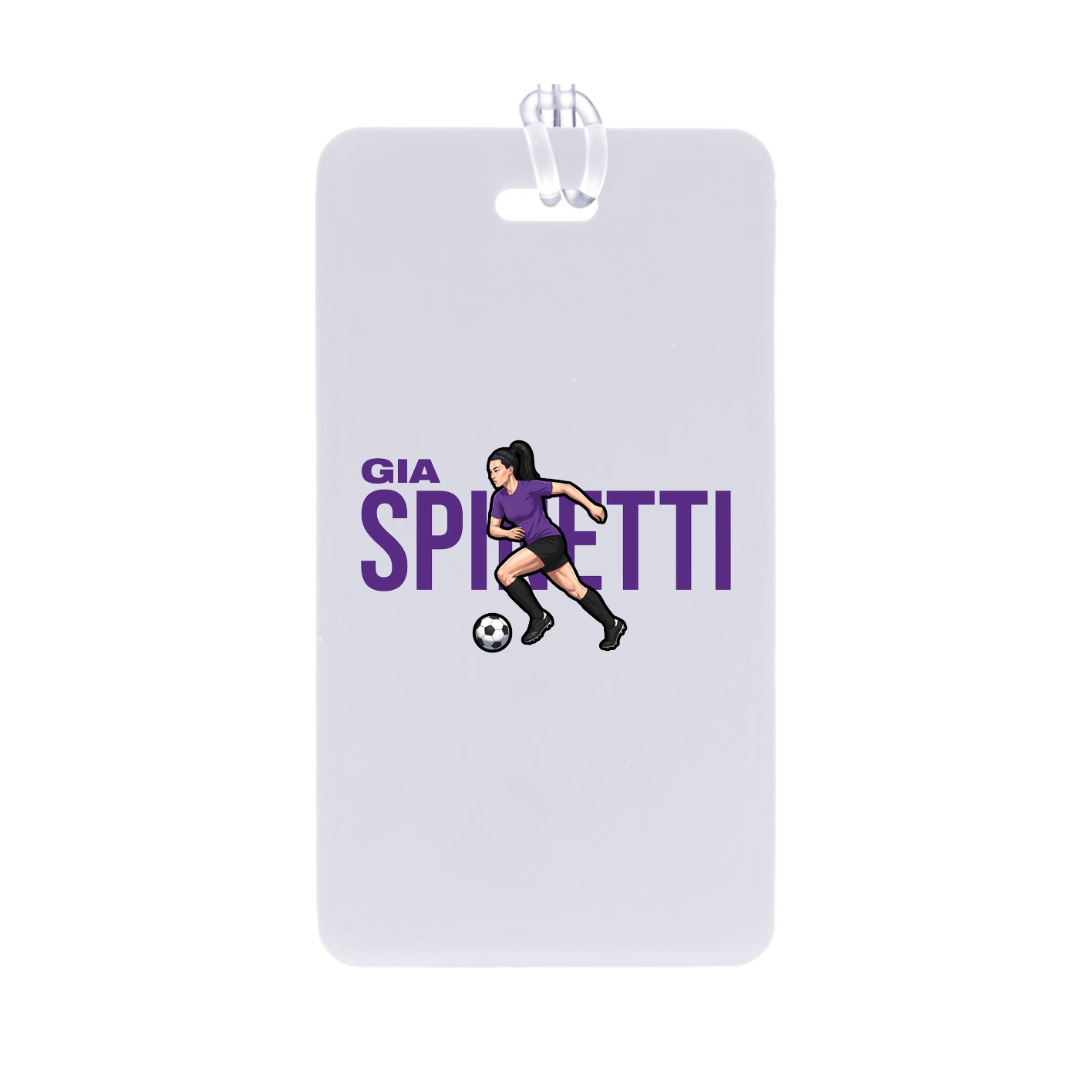 Bag Tag — Player Name in Classic
