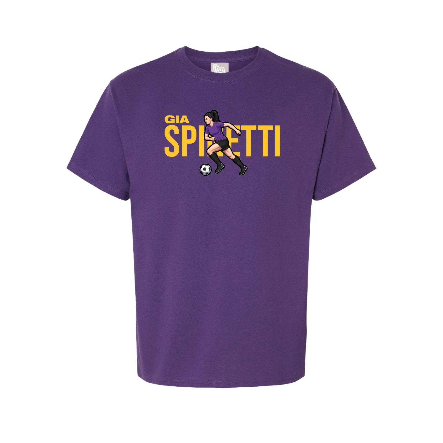 Youth Tee — Player Name in Purple