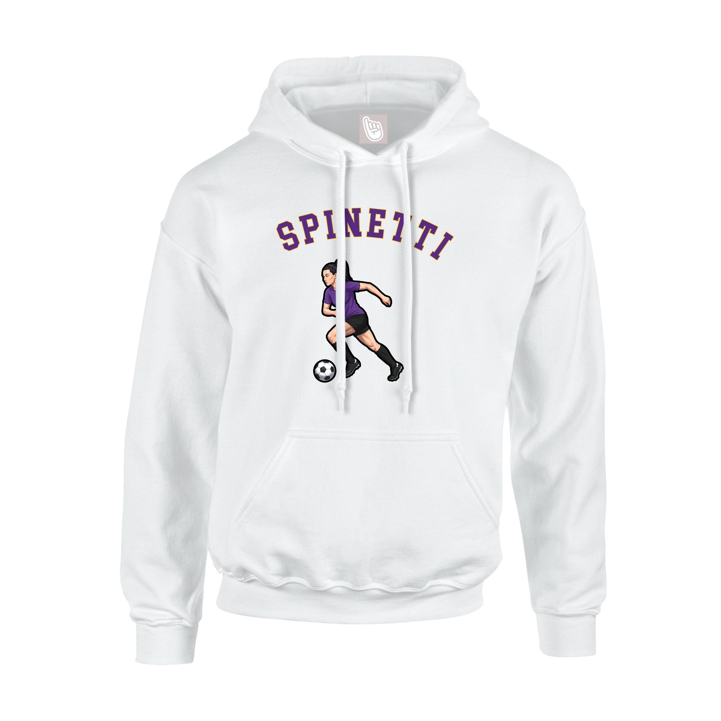 Hoodie — Shirsey Arch in White
