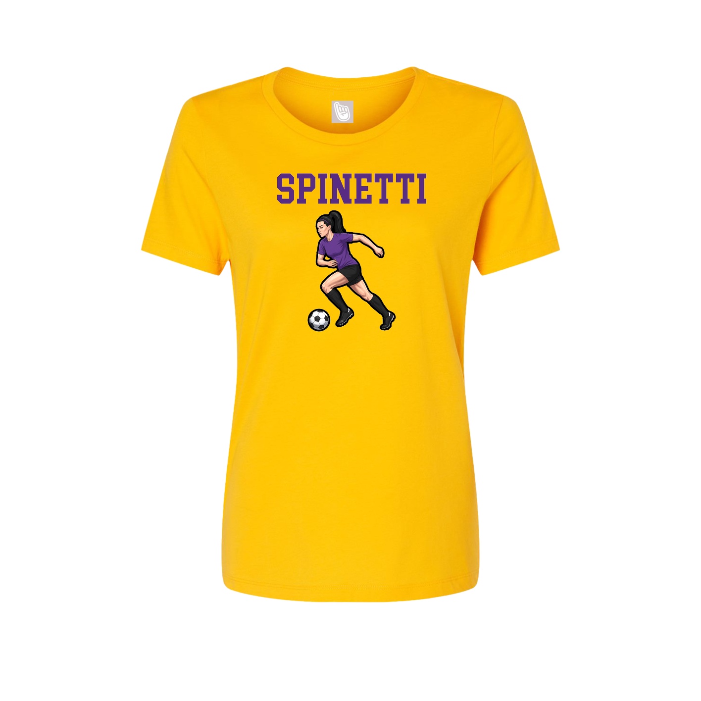 Fitted Women's Tee — Shirsey in Gold