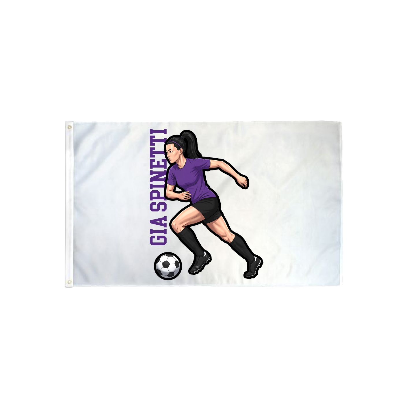 3x5 Flag — Name Vertical in Classic