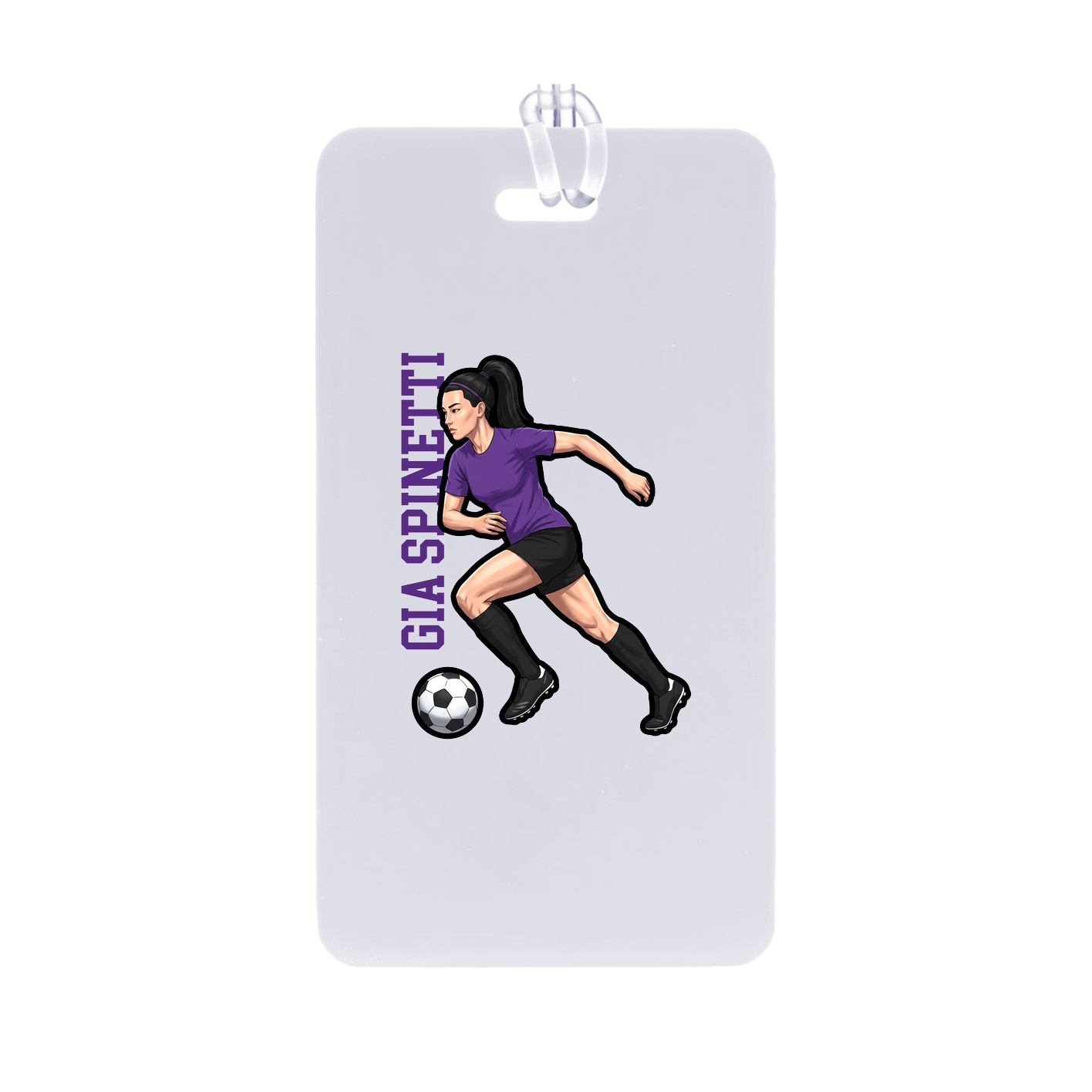 Bag Tag — Name Vertical in Classic