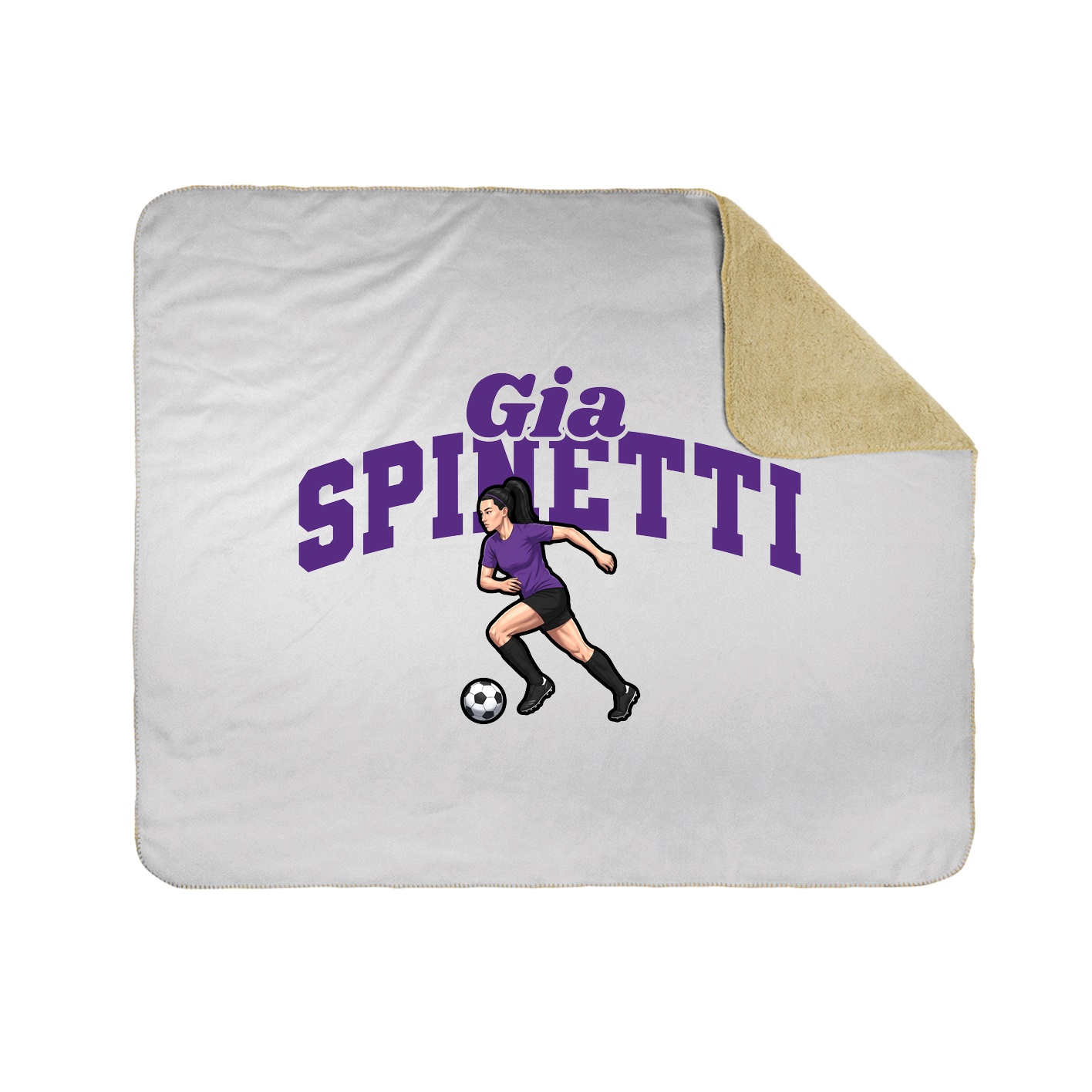 Throw Blanket — Signature Arch in White