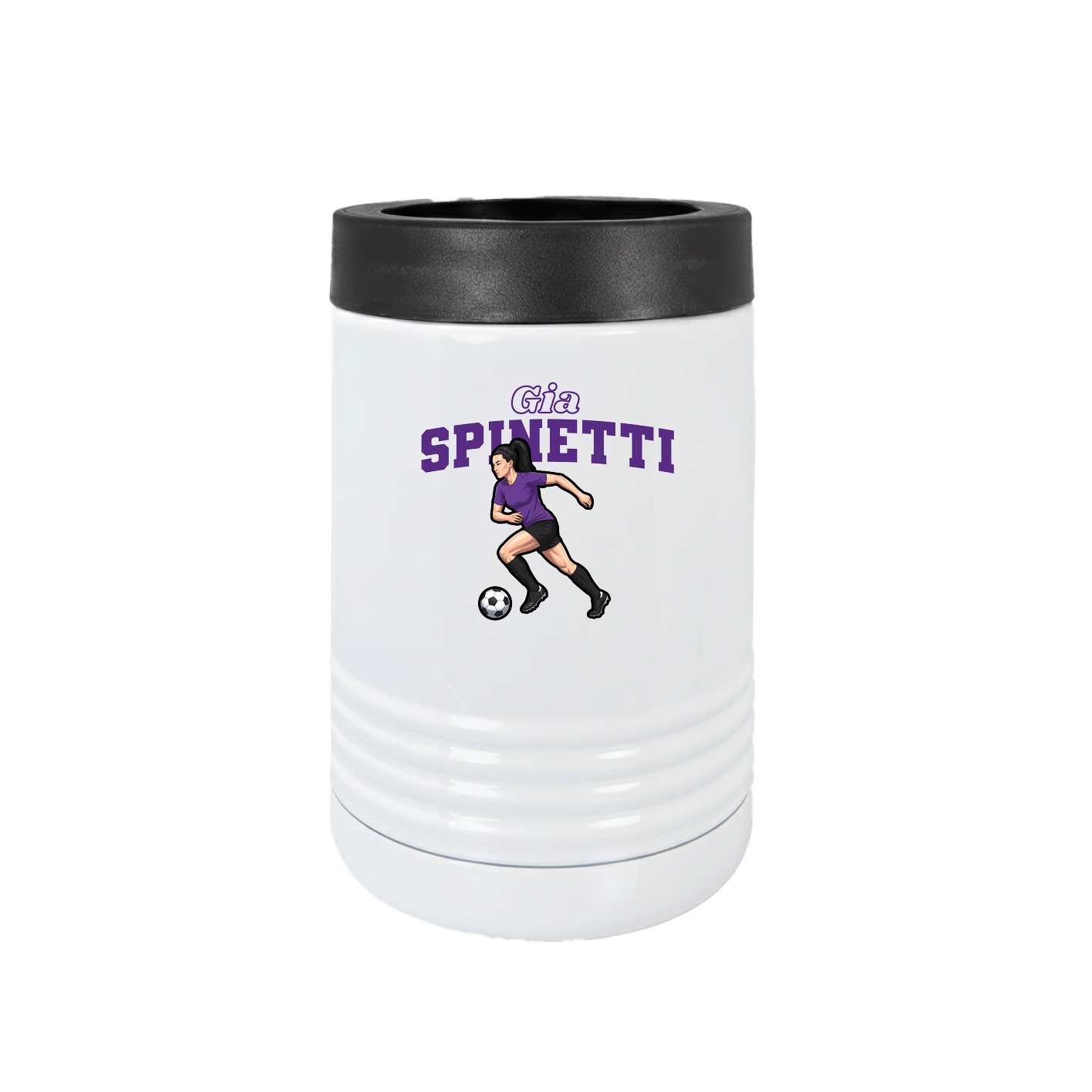 Beverage Holder — Name Arch in White