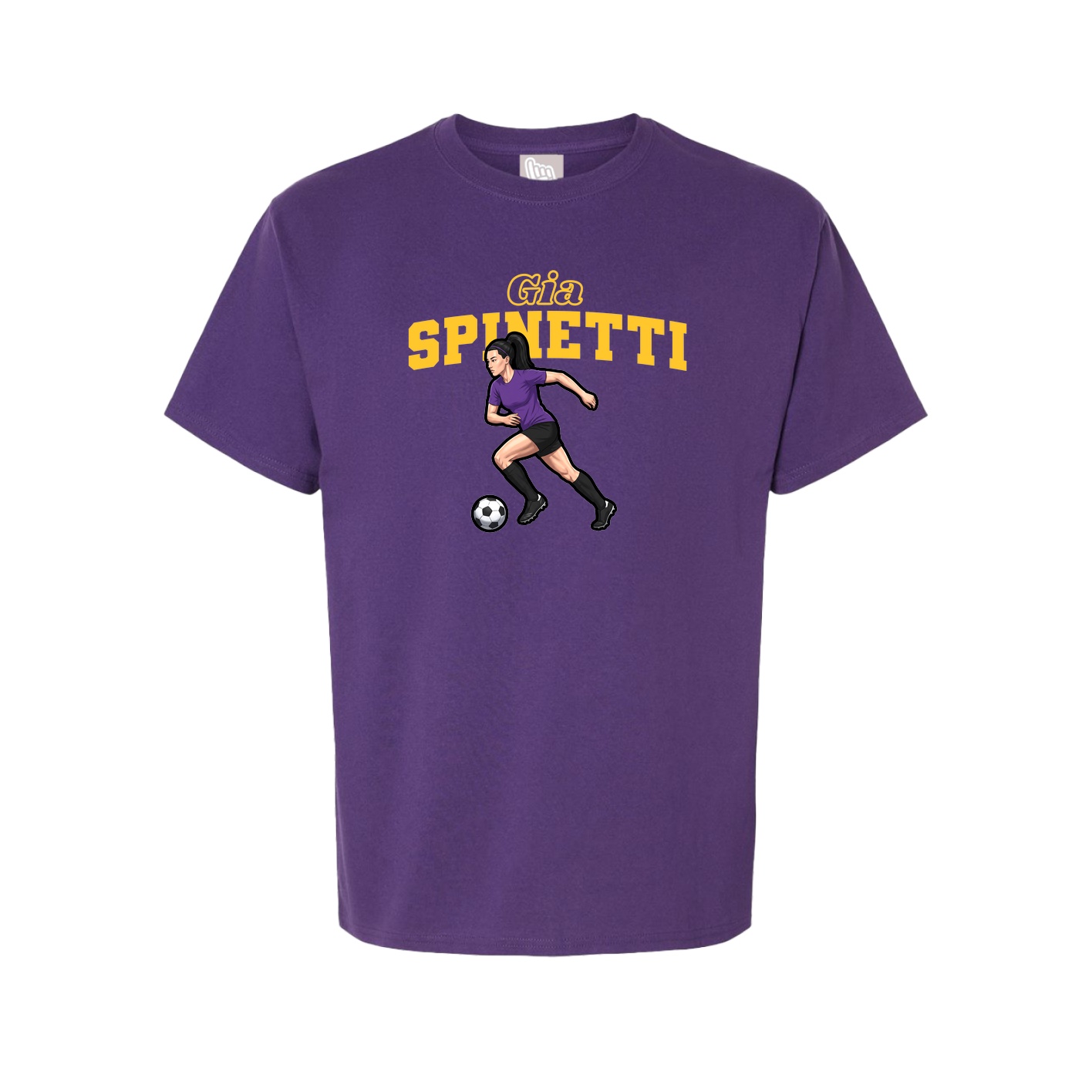 Tee — Name Arch in Purple