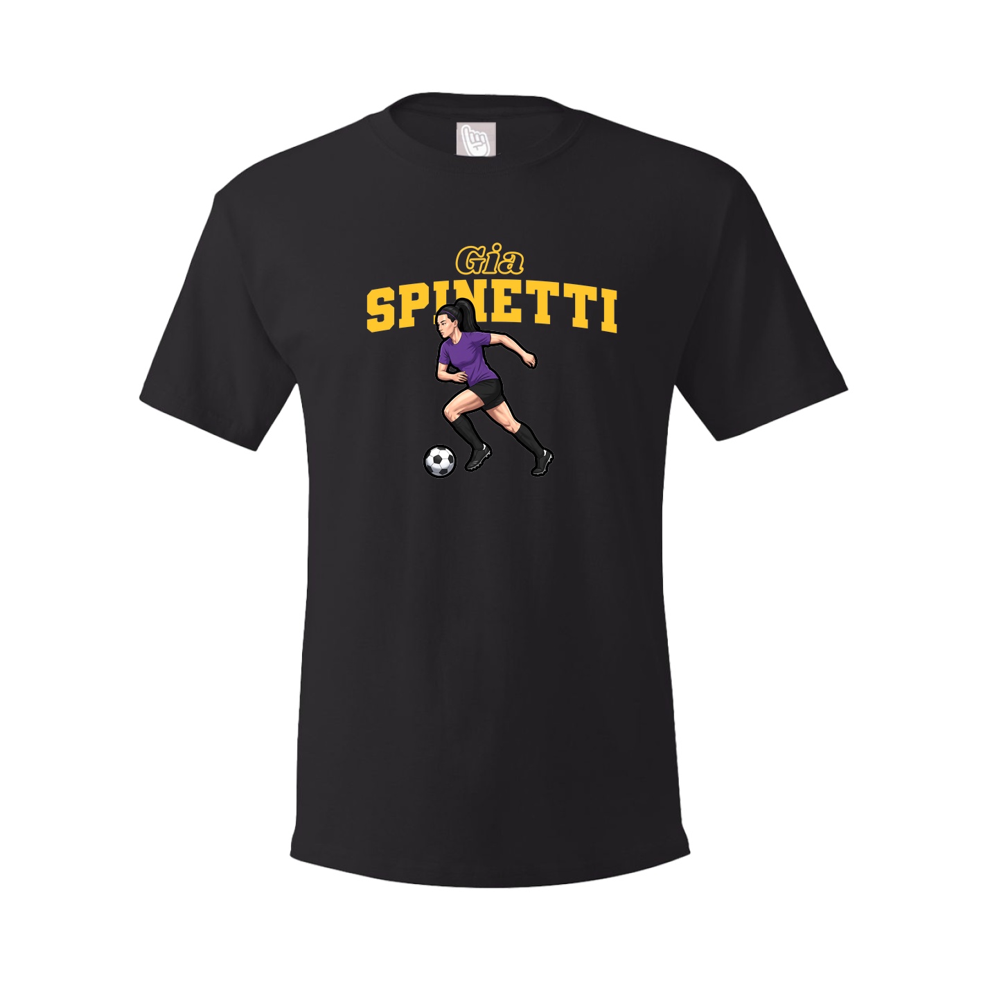 Youth Tee — Name Arch in Black