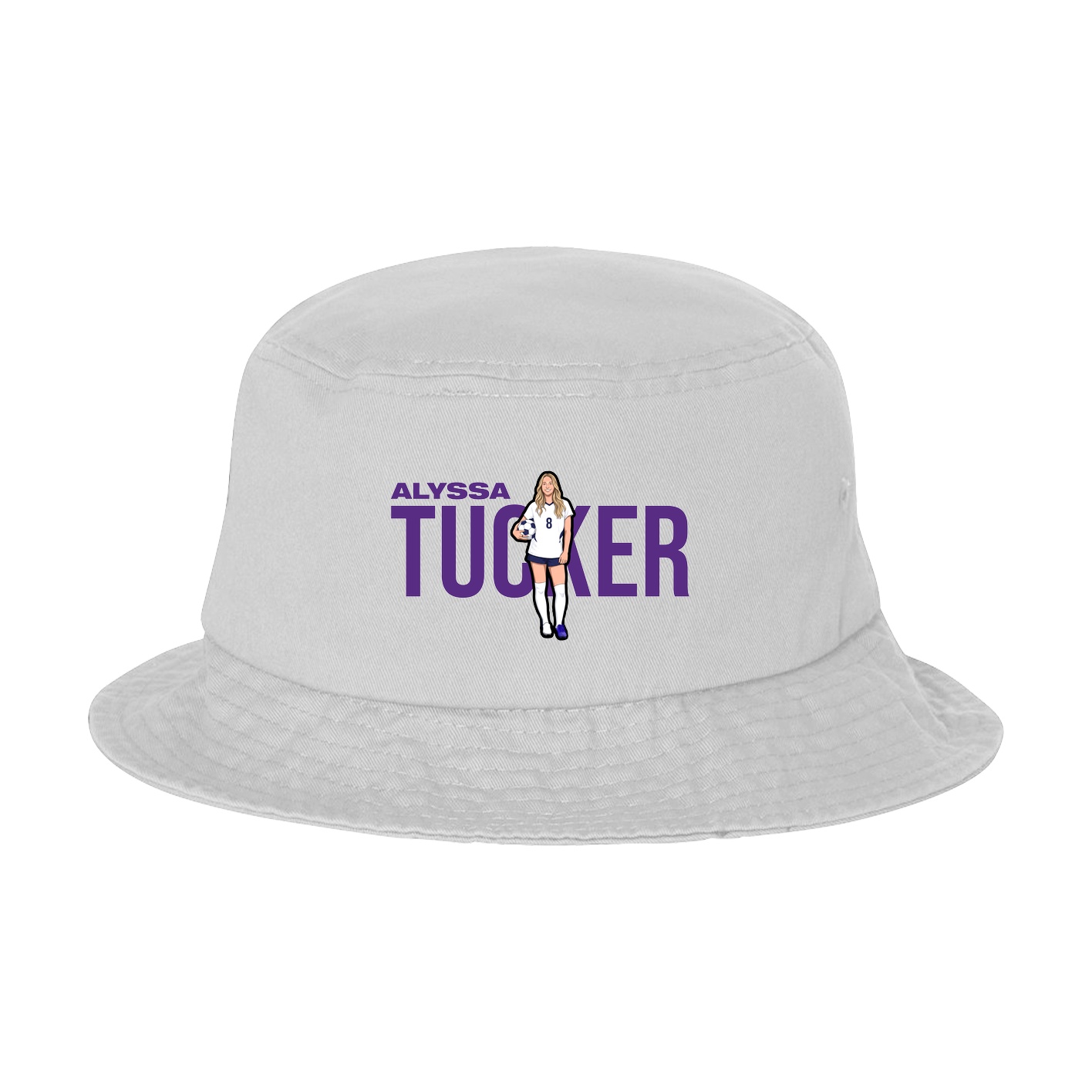 Bucket Cap — Player Name in White