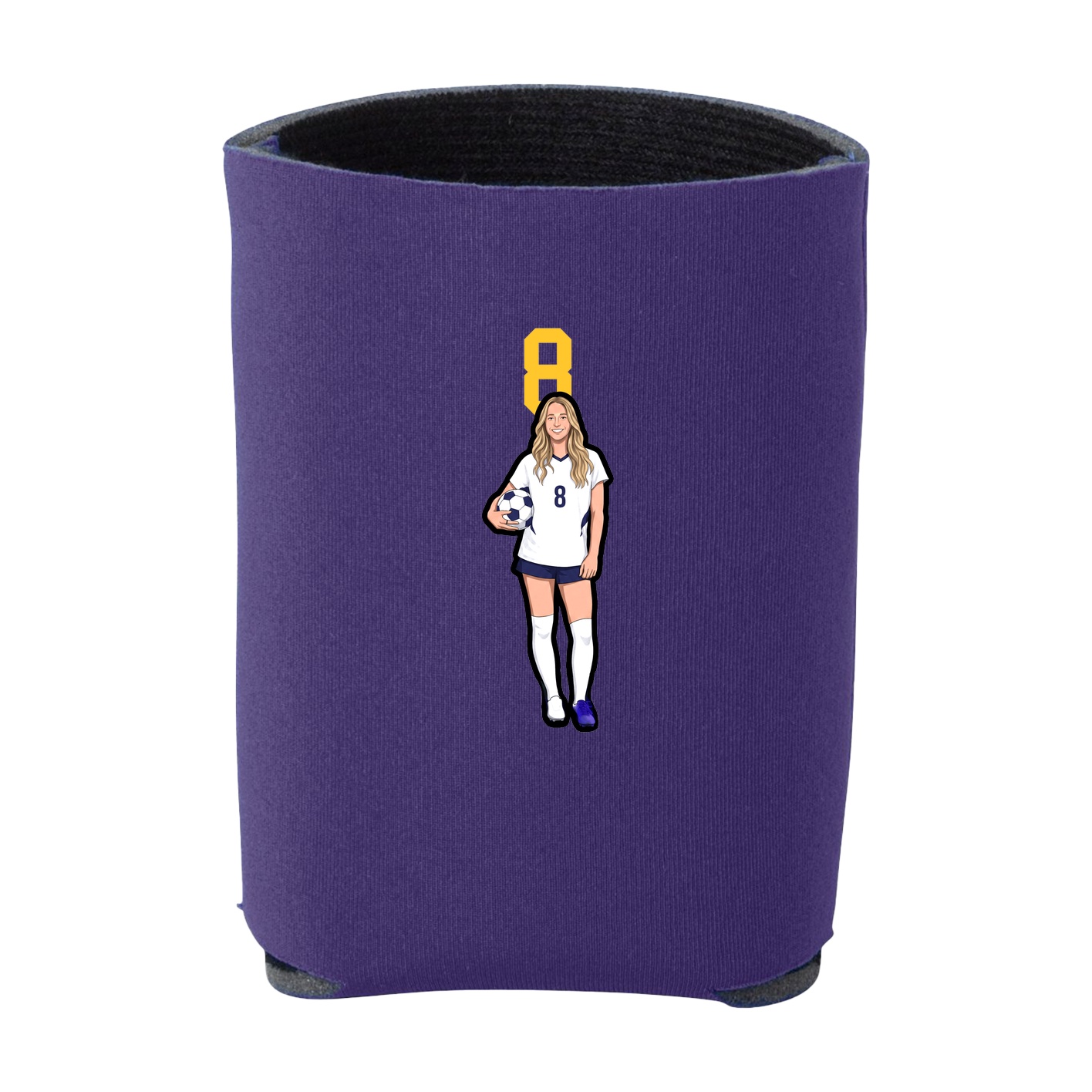 Can Holder — Number Top in Purple
