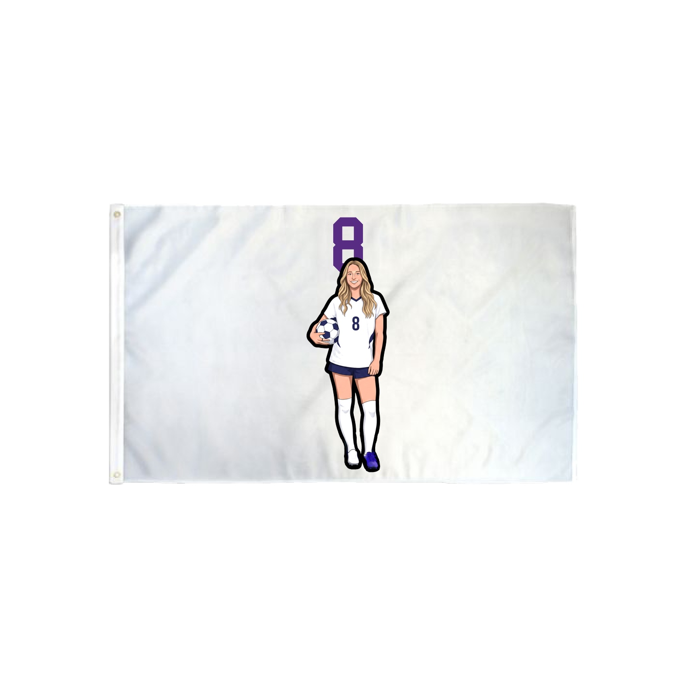3x5 Flag — Number Top in Classic