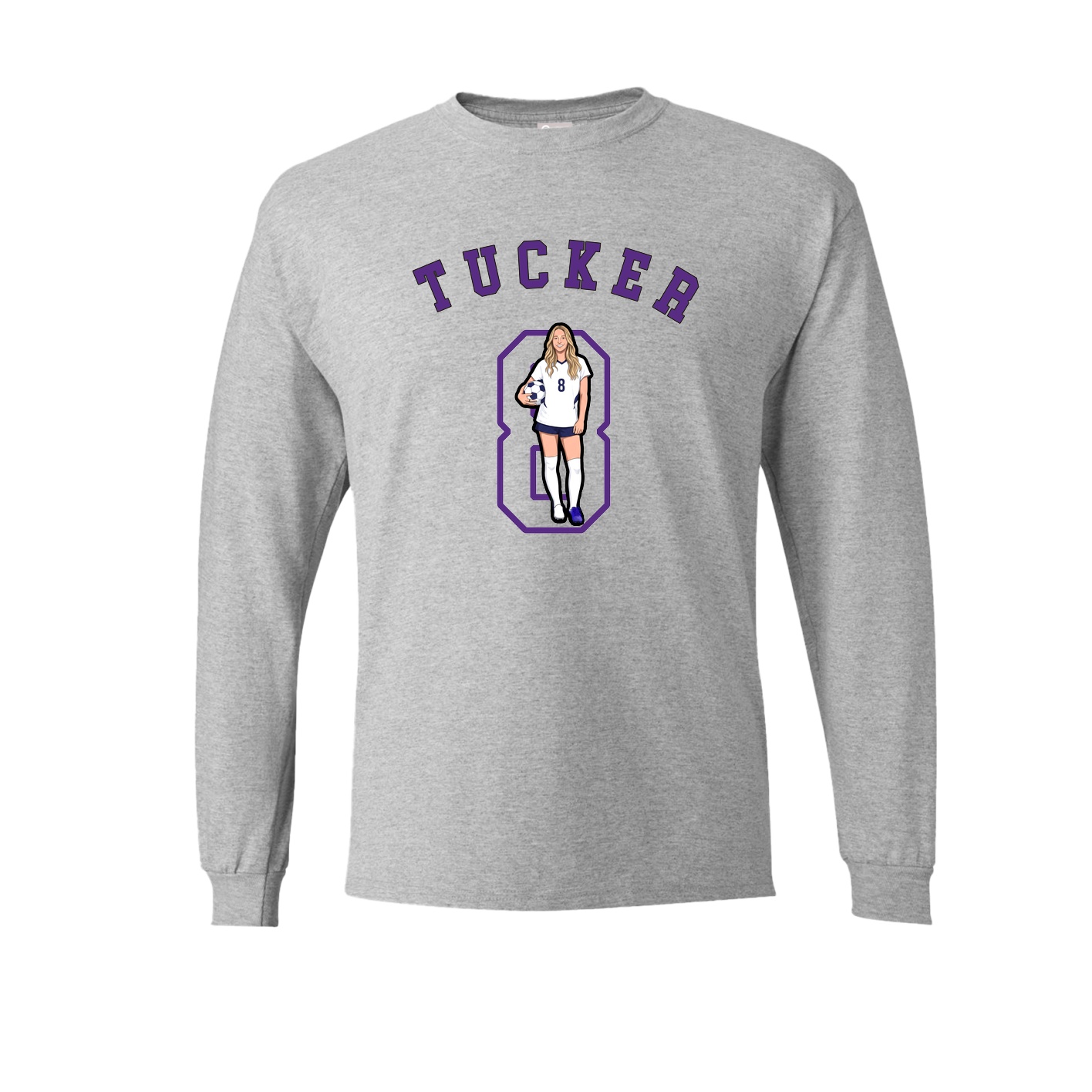 Long Sleeve Tee — Shirsey Arch in Grey