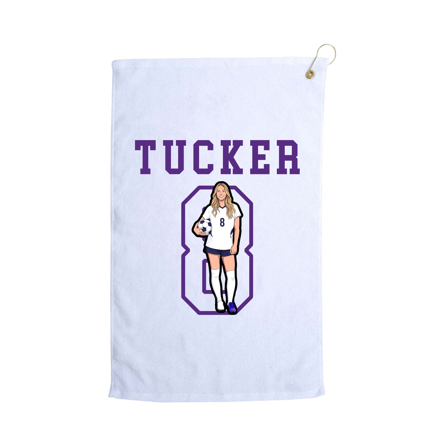 Golf Towel — Shirsey in White