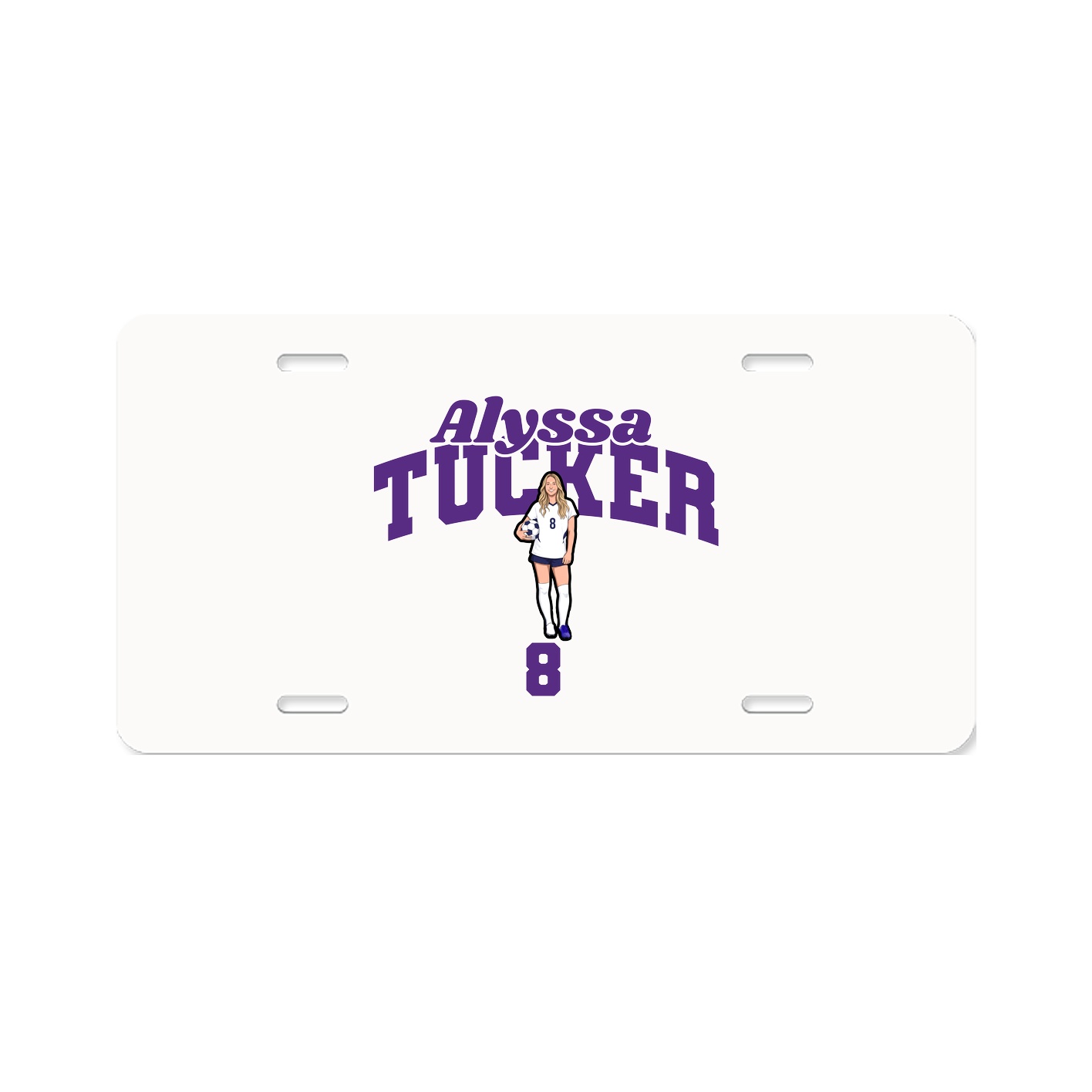 License Plate — Signature Arch in Classic