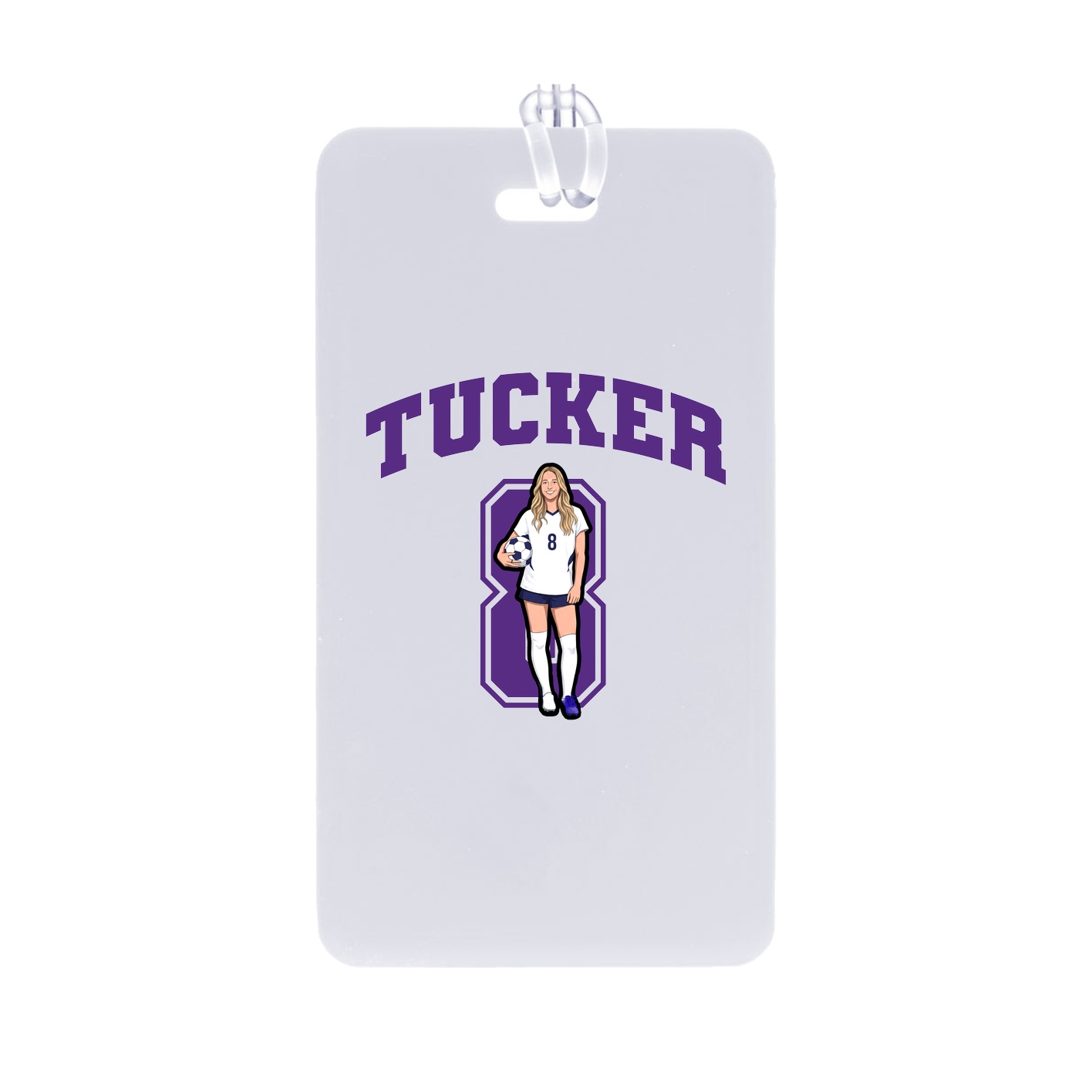 Bag Tag — Number in Classic