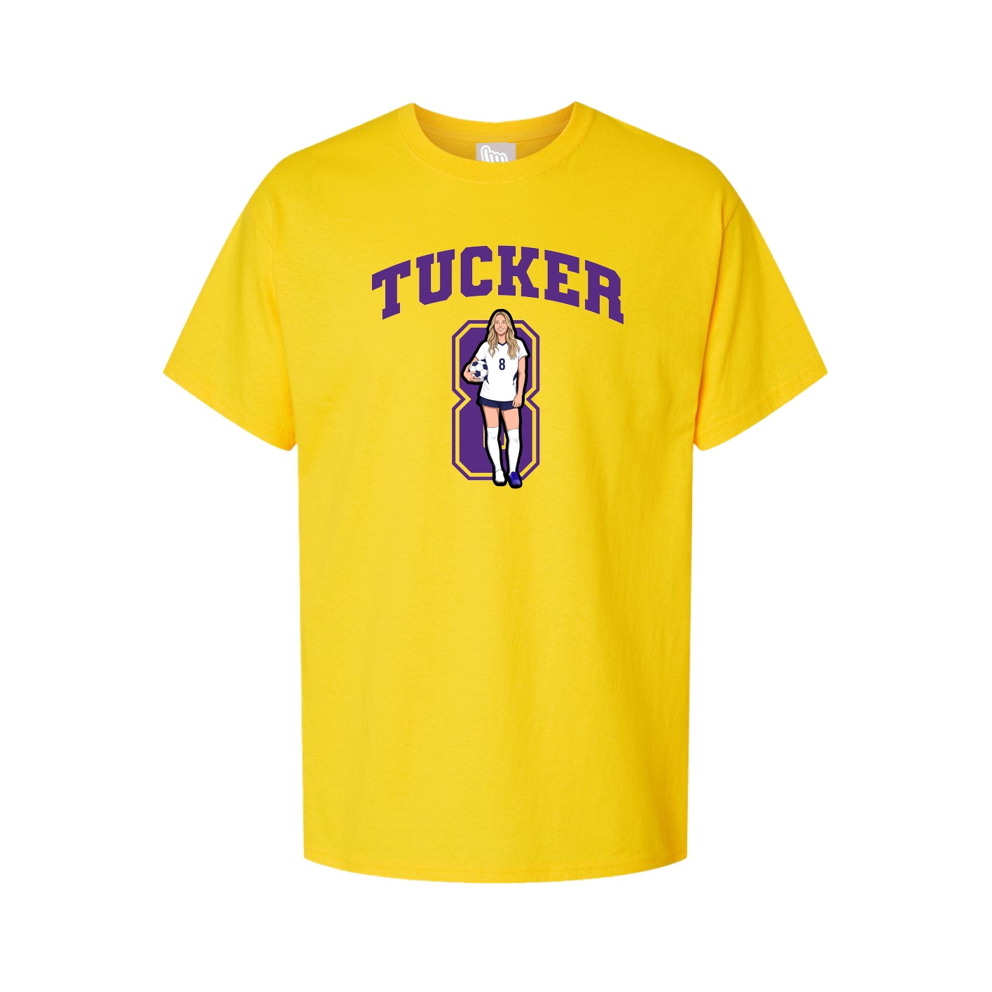 Tee — Number in Gold