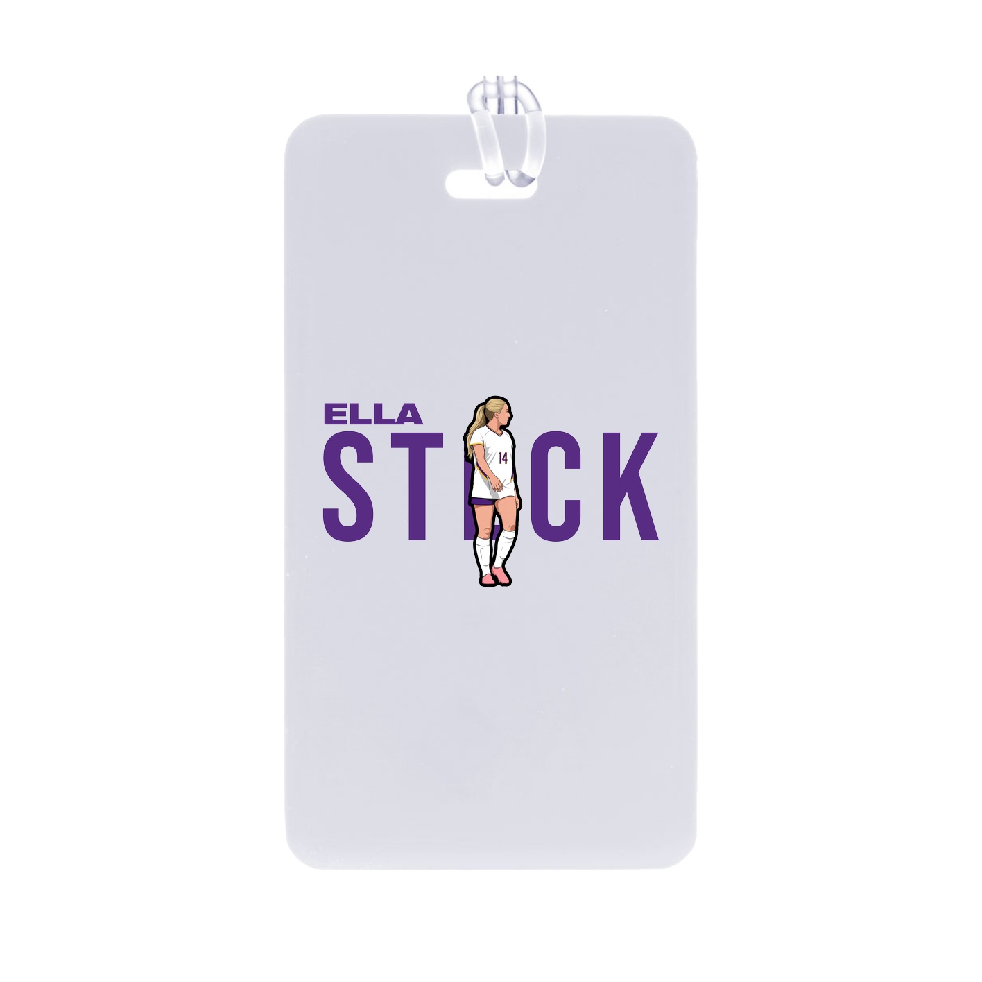 Bag Tag — Player Name in Classic