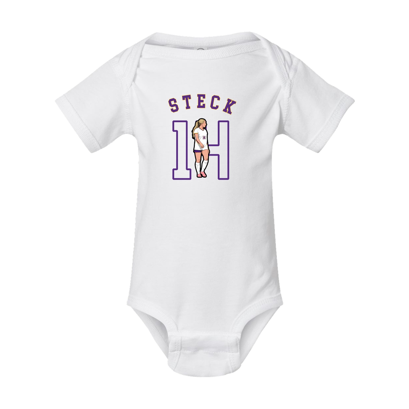 Baby Onesie — Shirsey Arch in White