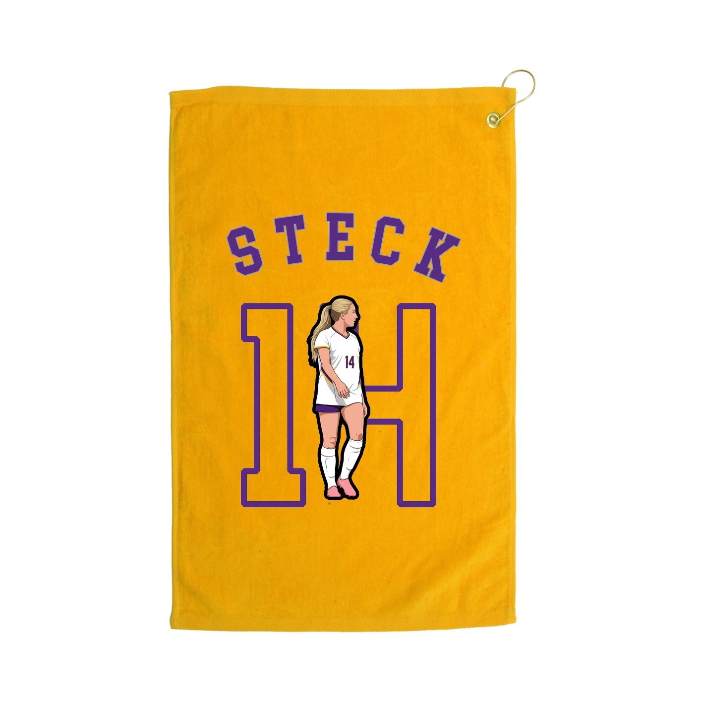 Golf Towel — Shirsey Arch in Gold