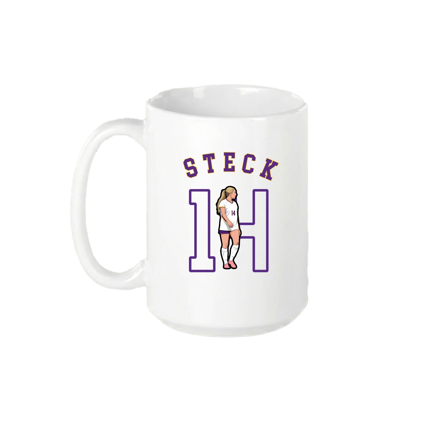 15oz Coffee Mug — Shirsey Arch in White