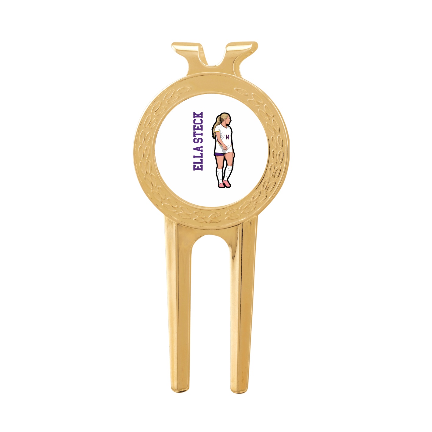 Divot Tool with Ball Marker — Name Vertical in Classic