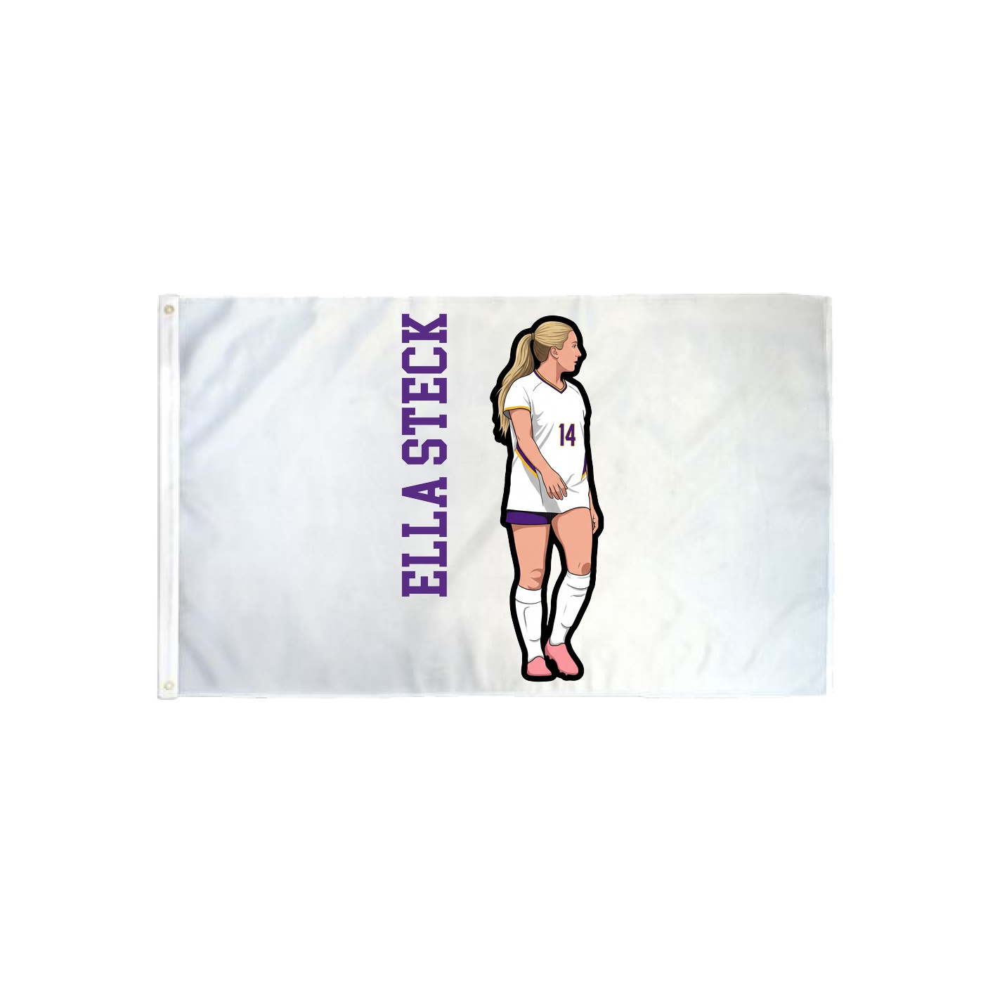 3x5 Flag — Name Vertical in Classic