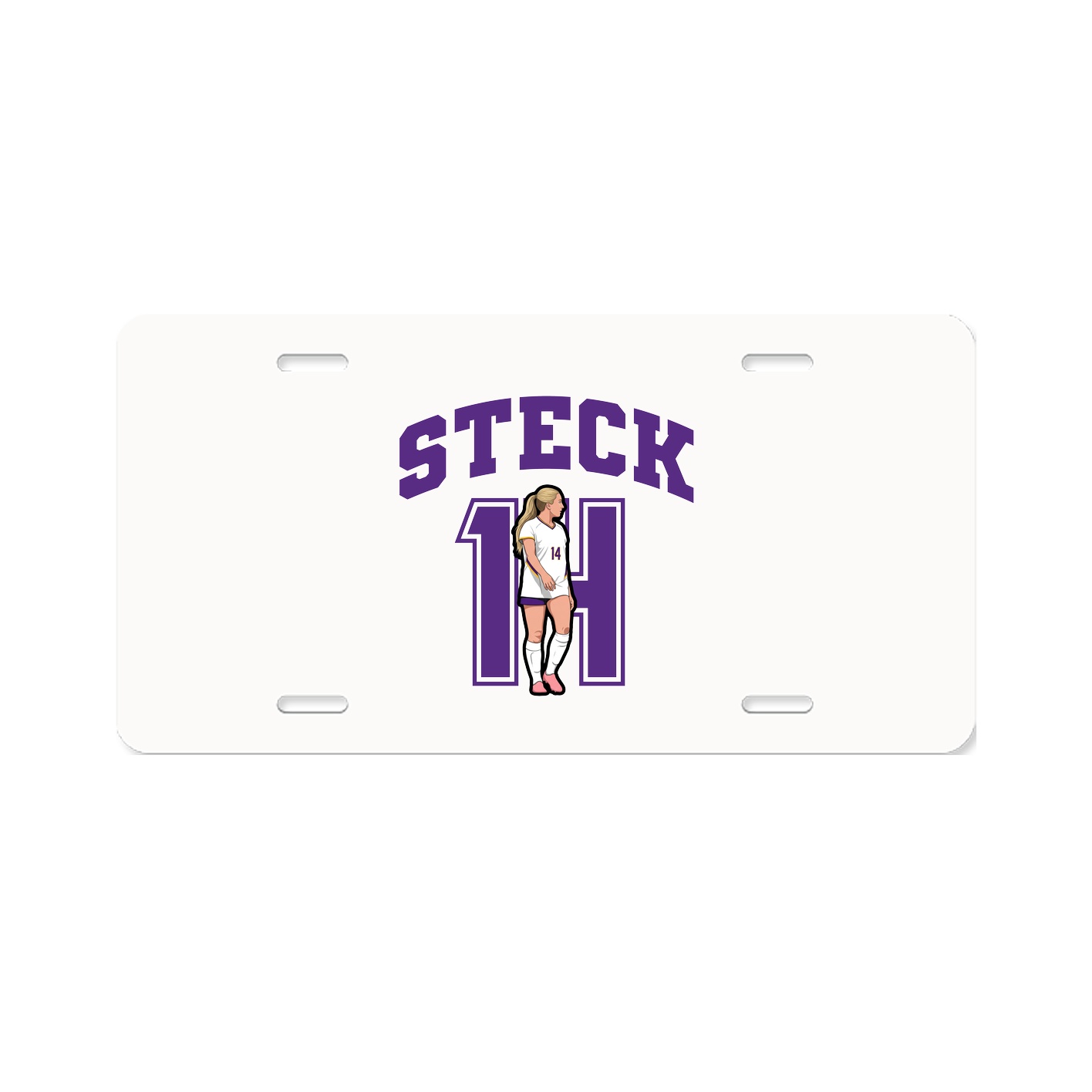 License Plate — Number in Classic