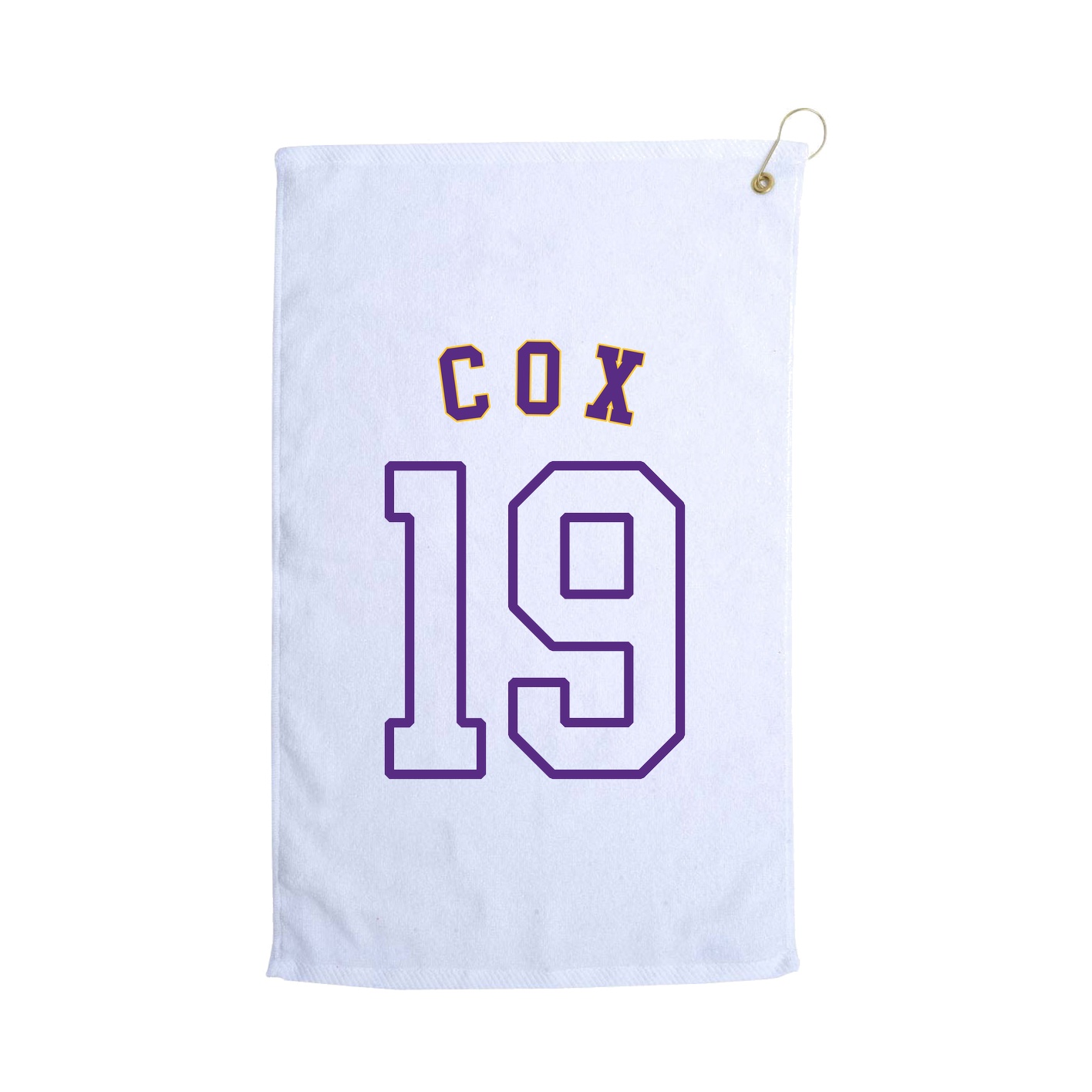 Golf Towel — Shirsey Arch in White
