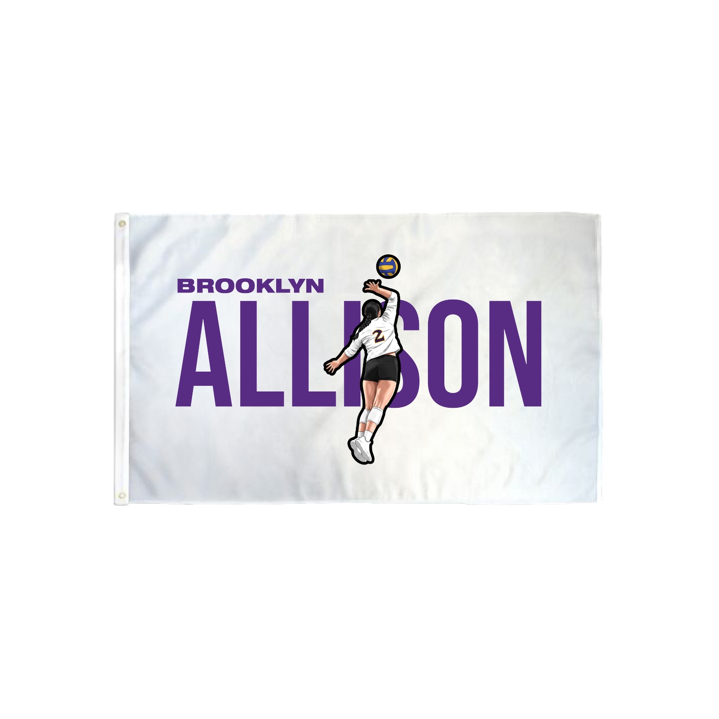 3x5 Flag — Player Name in Classic