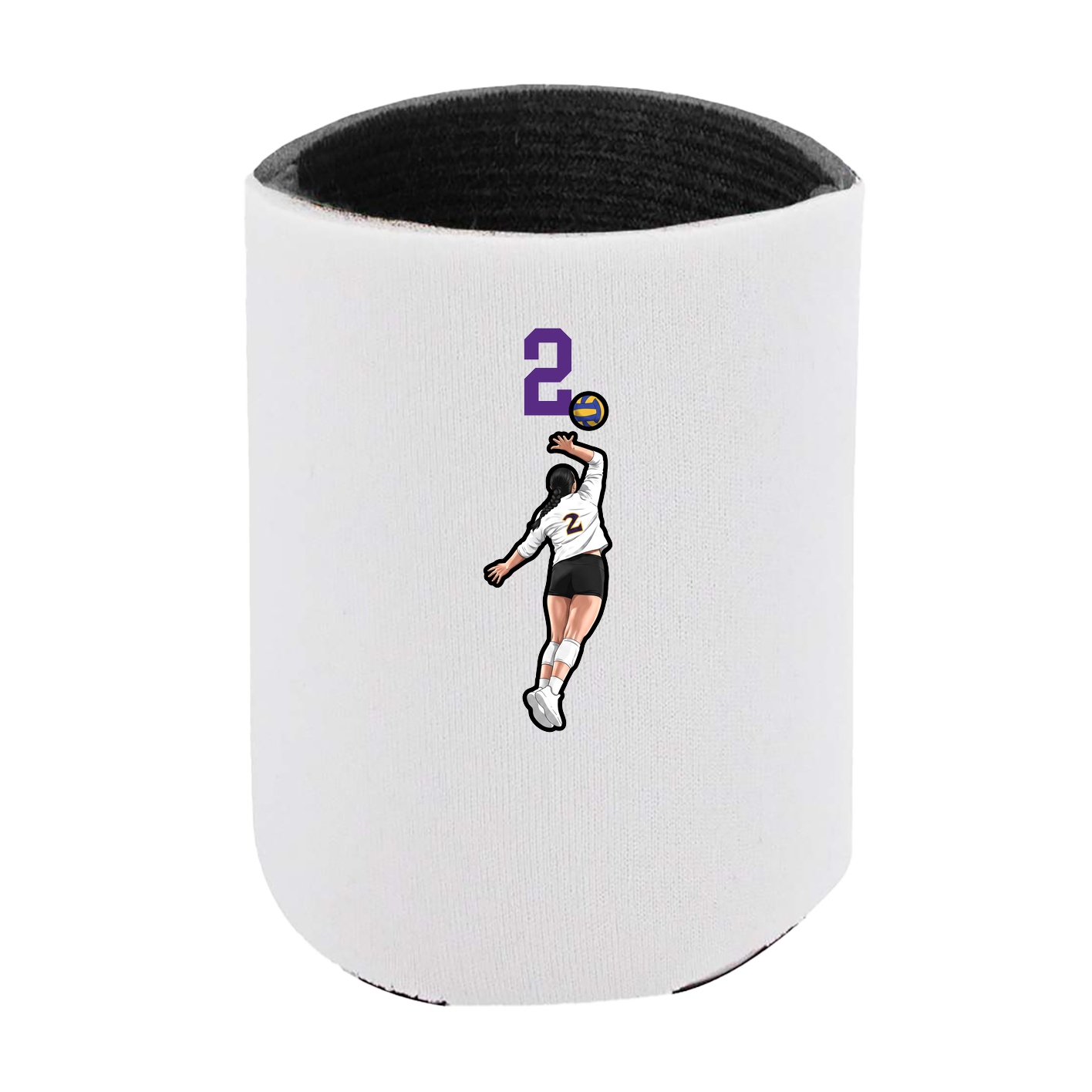 Can Holder — Number Top in White