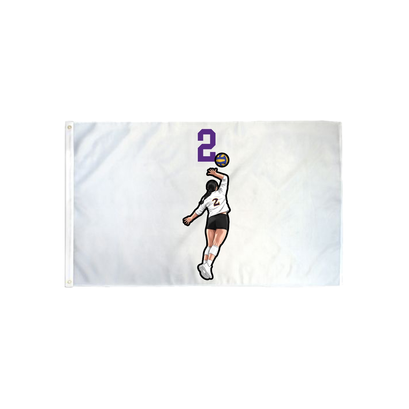 3x5 Flag — Number Top in Classic