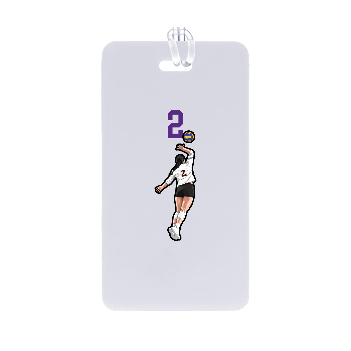 Bag Tag — Number Top in Classic
