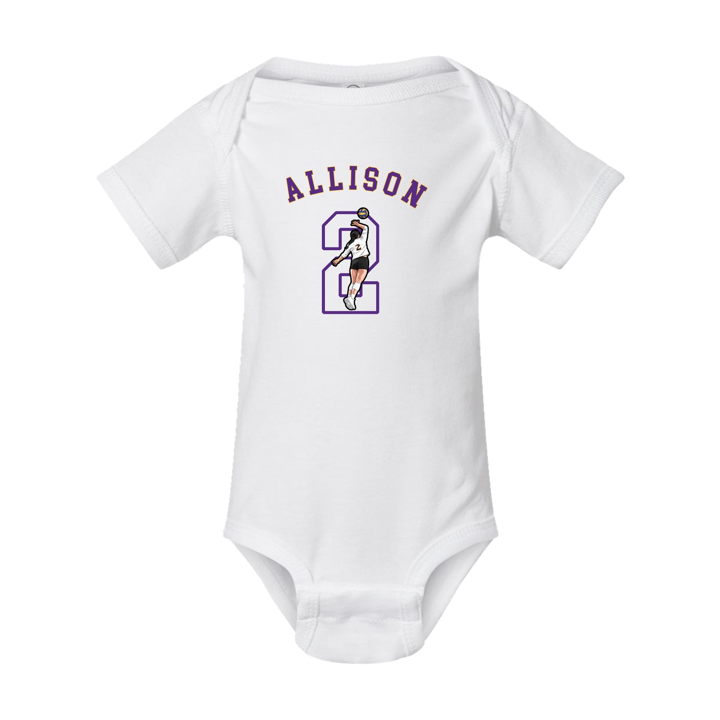 Baby Onesie — Shirsey Arch in White