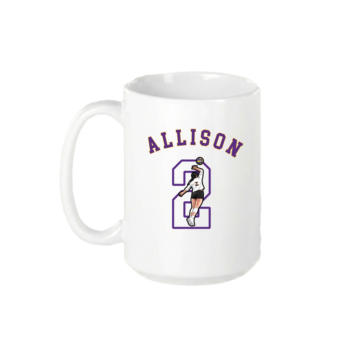 15oz Coffee Mug — Shirsey Arch in White