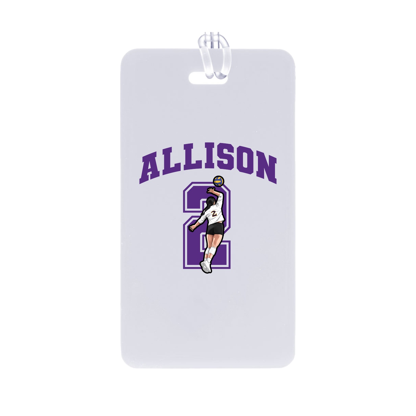 Bag Tag — Number in Classic