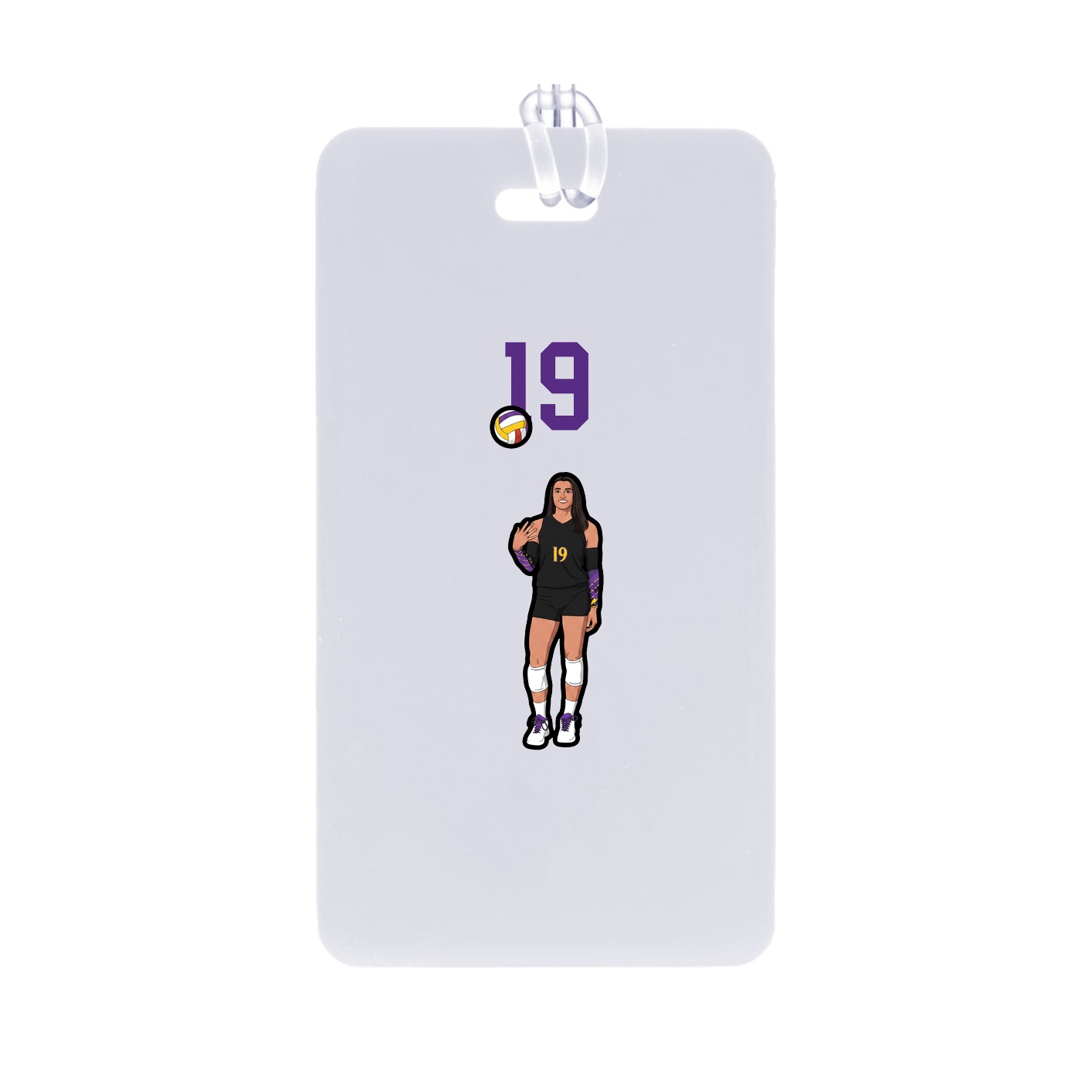 Bag Tag — Number Top in Classic