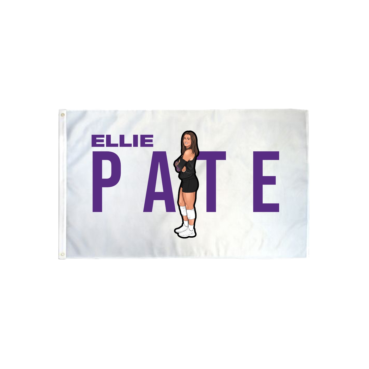 3x5 Flag — Player Name in Classic