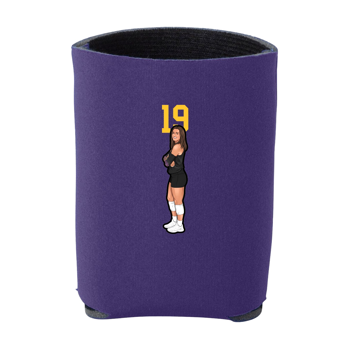 Can Holder — Number Top in Purple