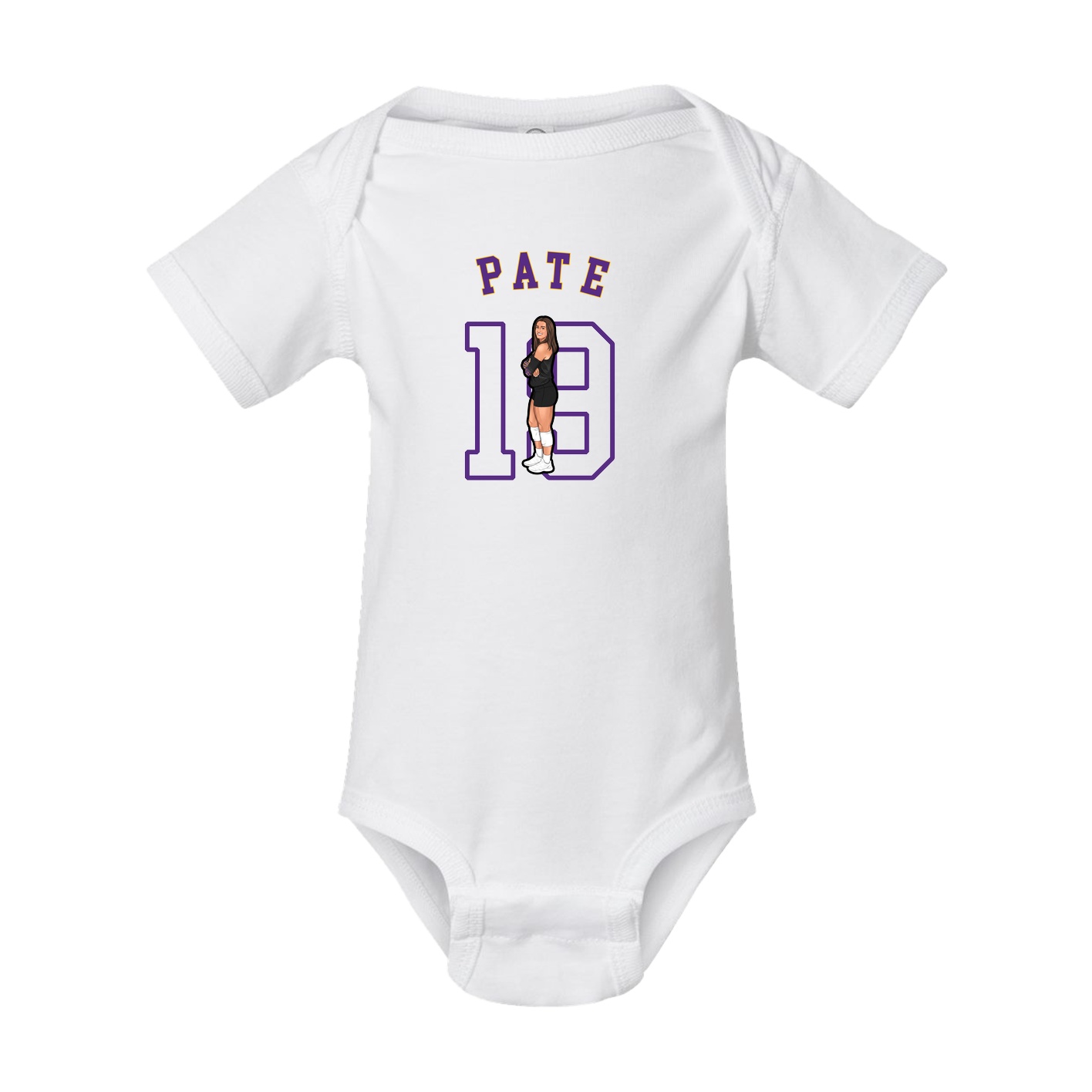 Baby Onesie — Shirsey Arch in White