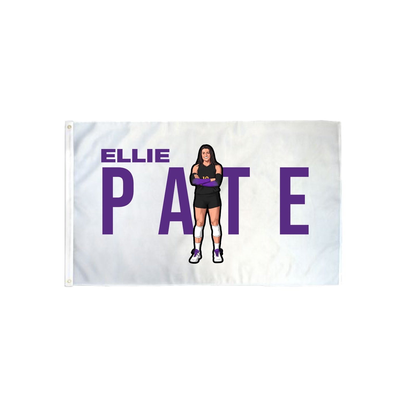 3x5 Flag — Player Name in Classic