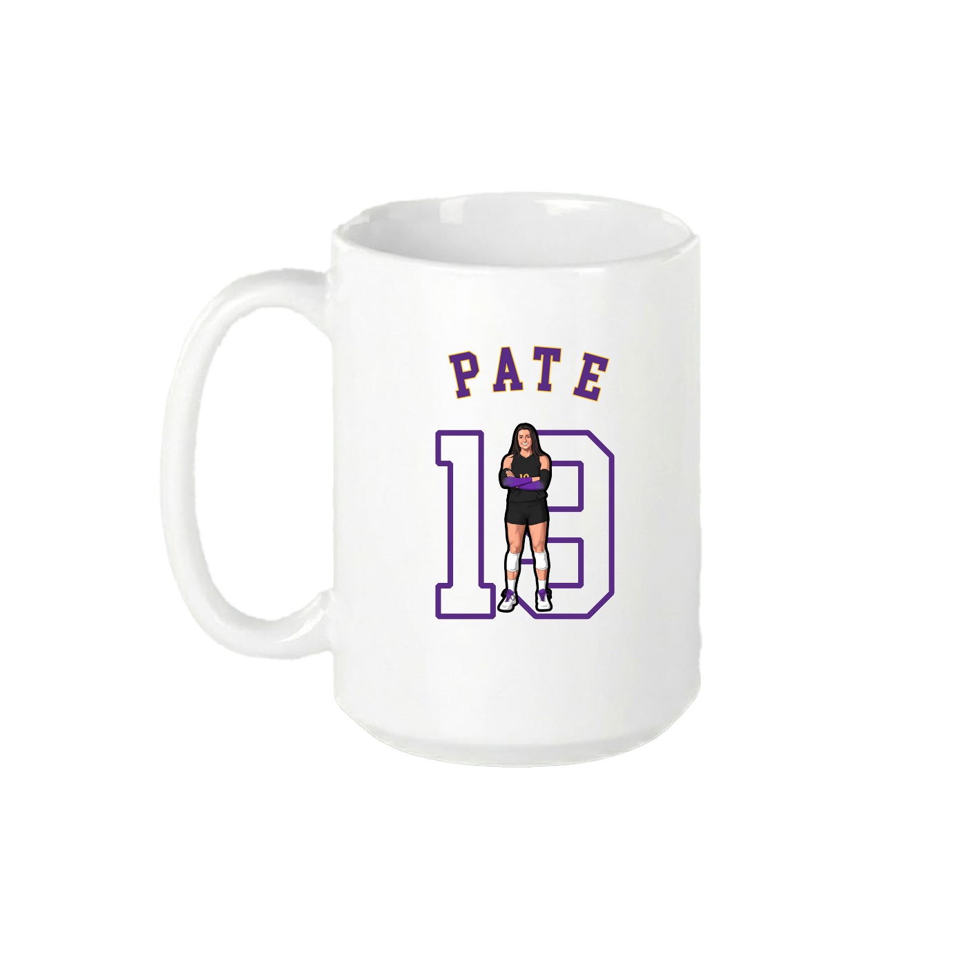 15oz Coffee Mug — Shirsey Arch in White
