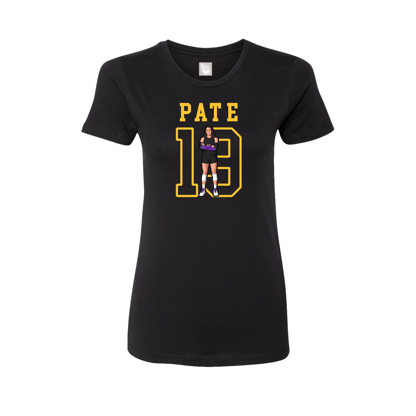 Fitted Women's Tee — Shirsey in Black