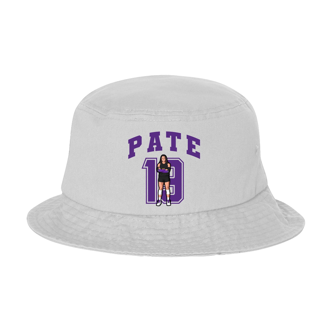 Bucket Cap — Number in White
