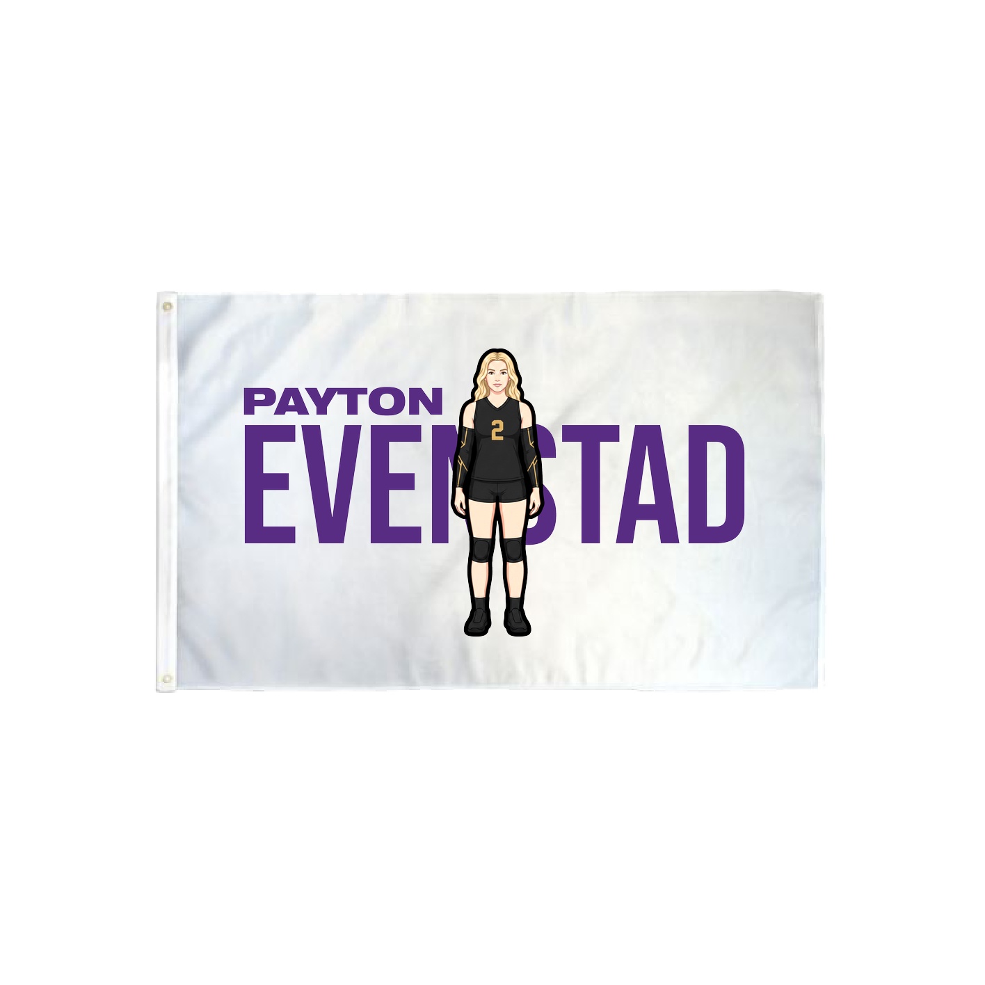 3x5 Flag — Player Name in Classic