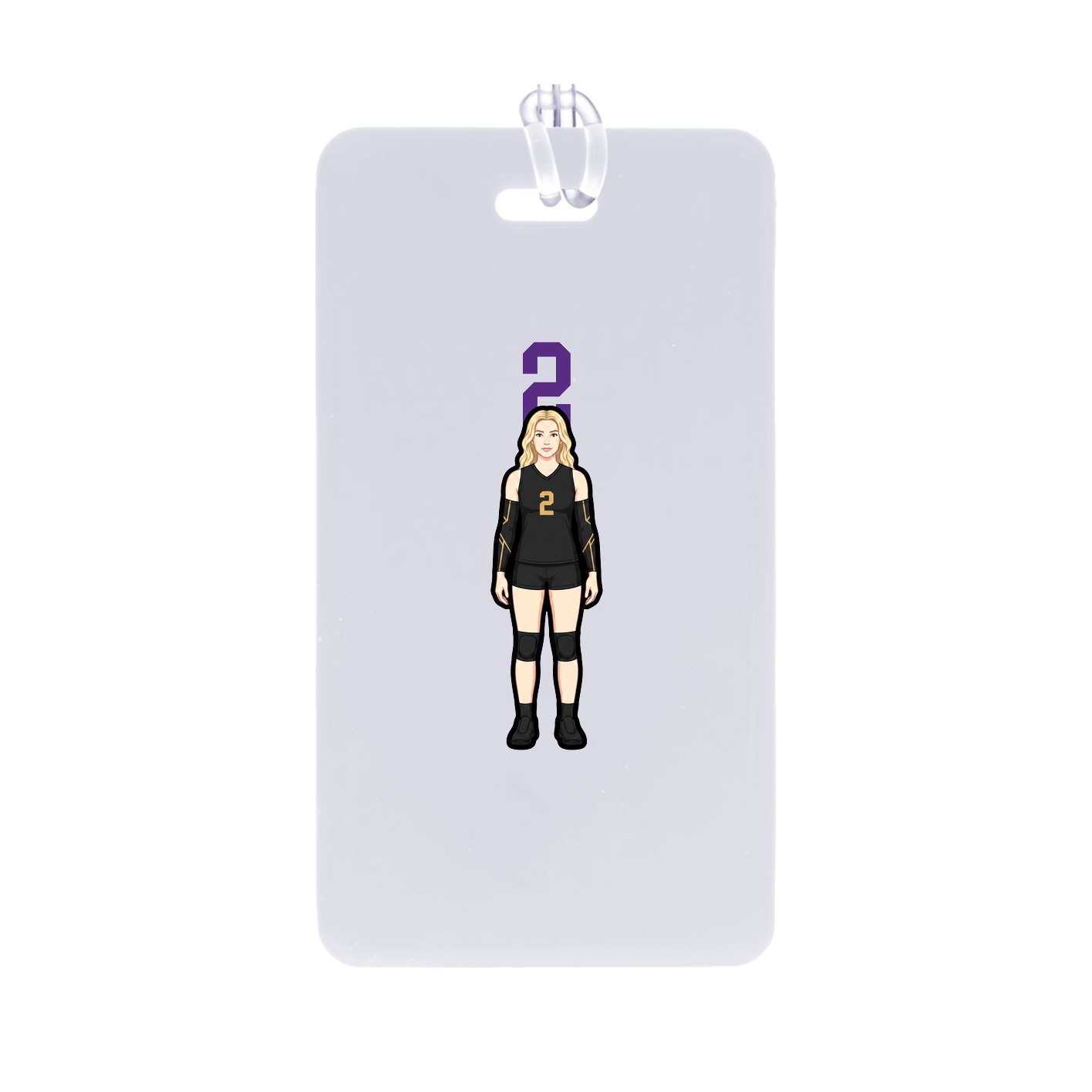 Bag Tag — Number Top in Classic