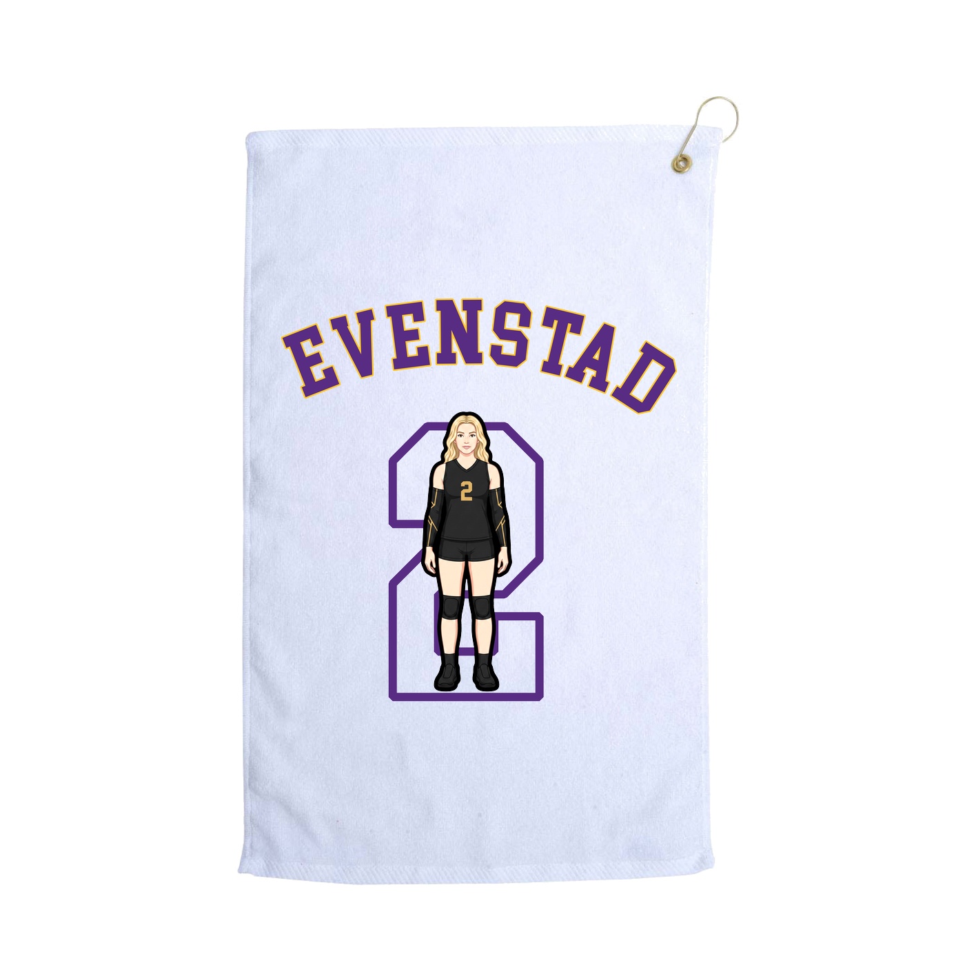 Golf Towel — Shirsey Arch in White