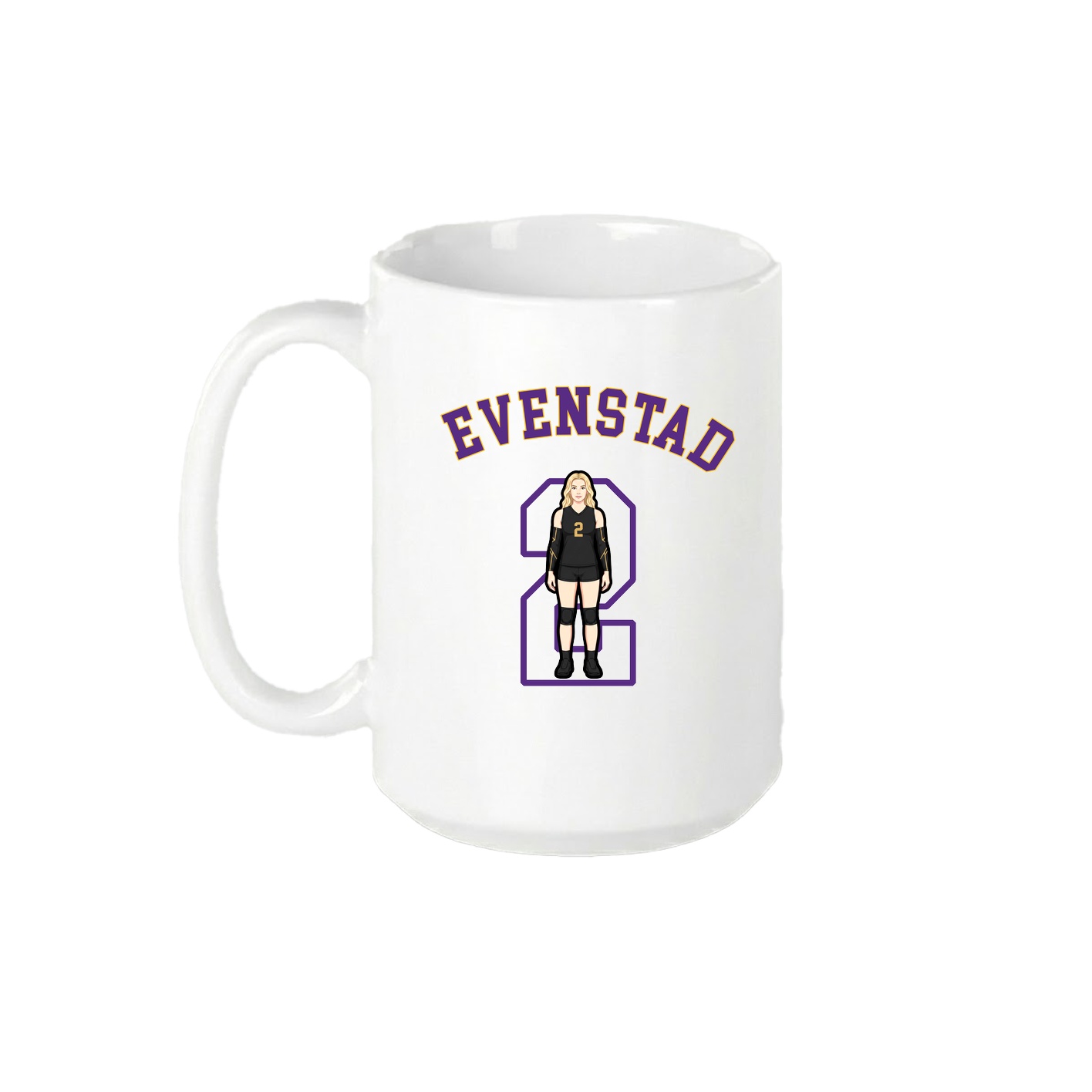 15oz Coffee Mug — Shirsey Arch in White