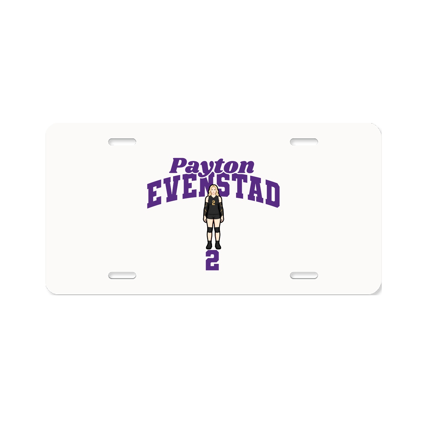 License Plate — Signature Arch in Classic